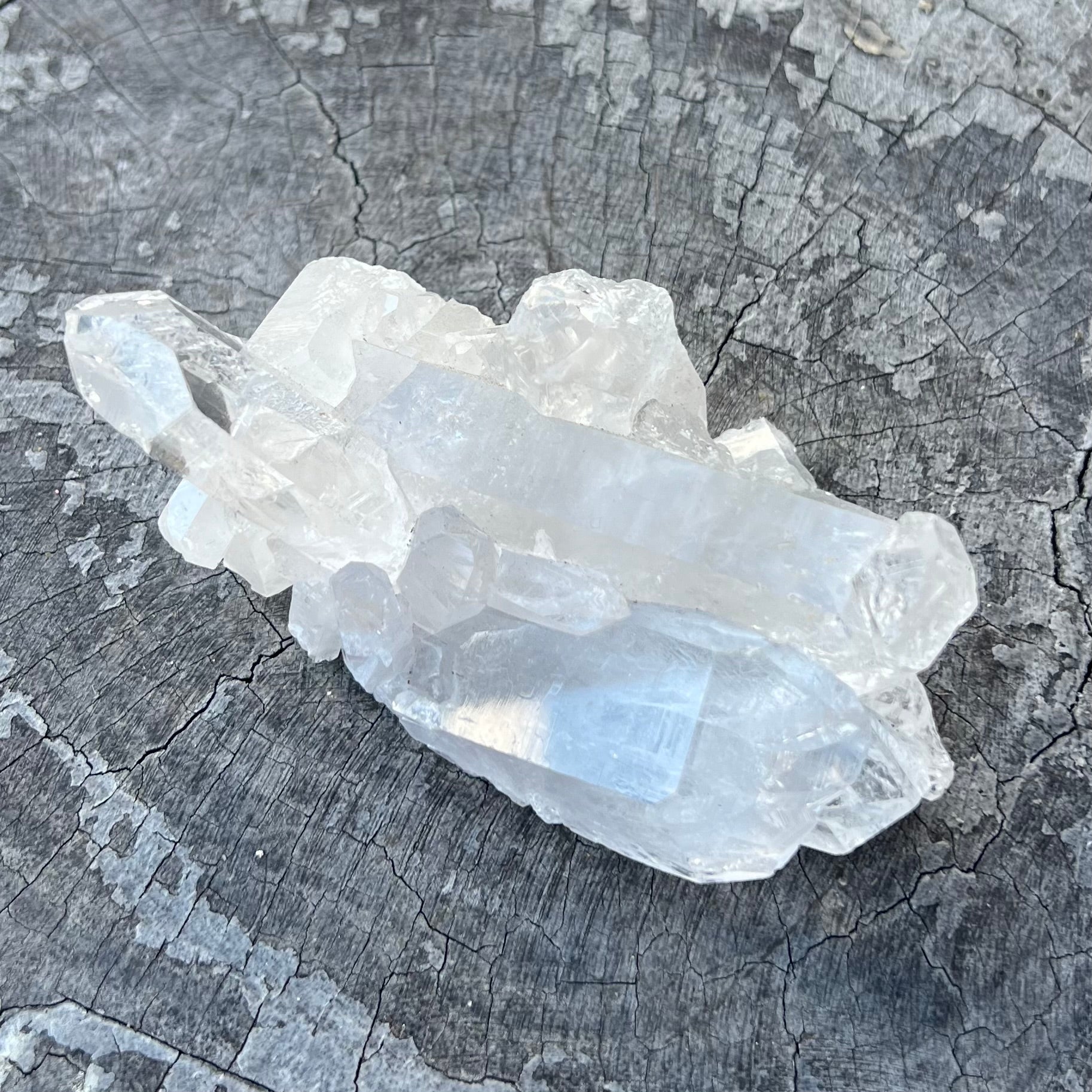Clear Quartz Natural Raw Cluster