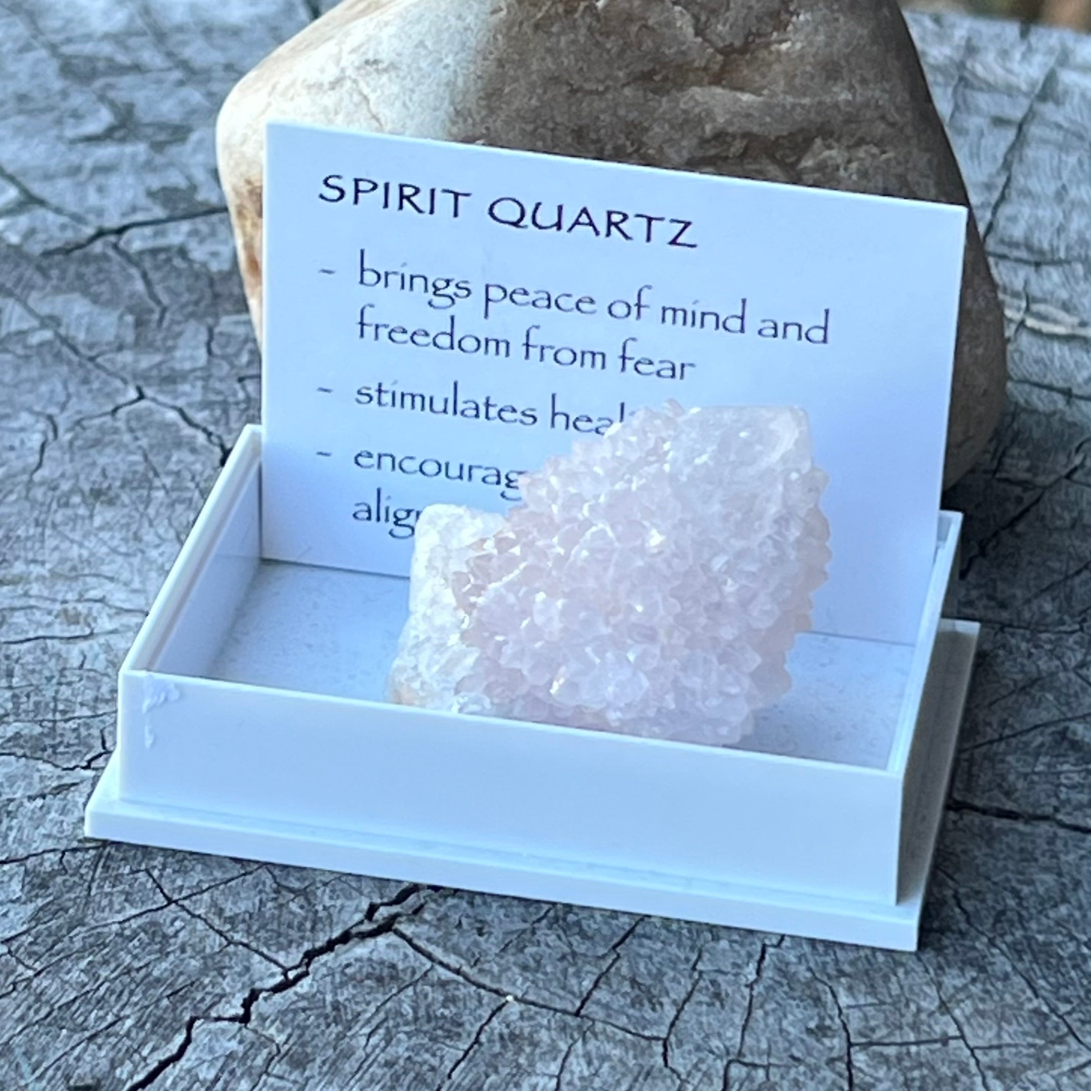 Spirit Quartz Point ~ Specialty Boxed Crystal