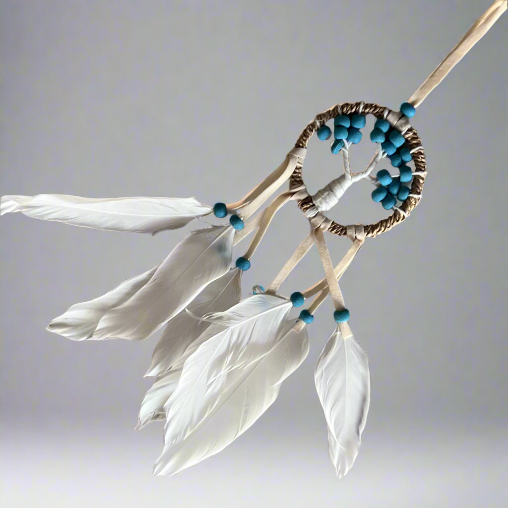Boho Tree of Life Tourquoise Dream Catcher