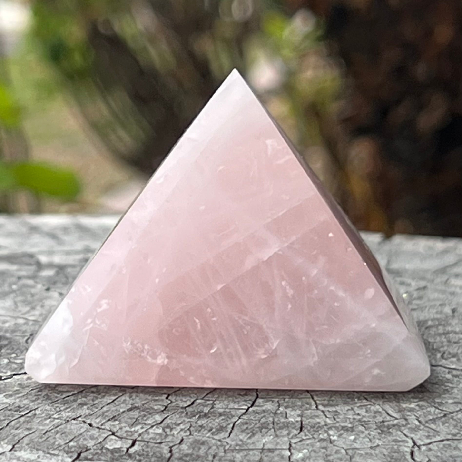 Rose Quartz Pyramid