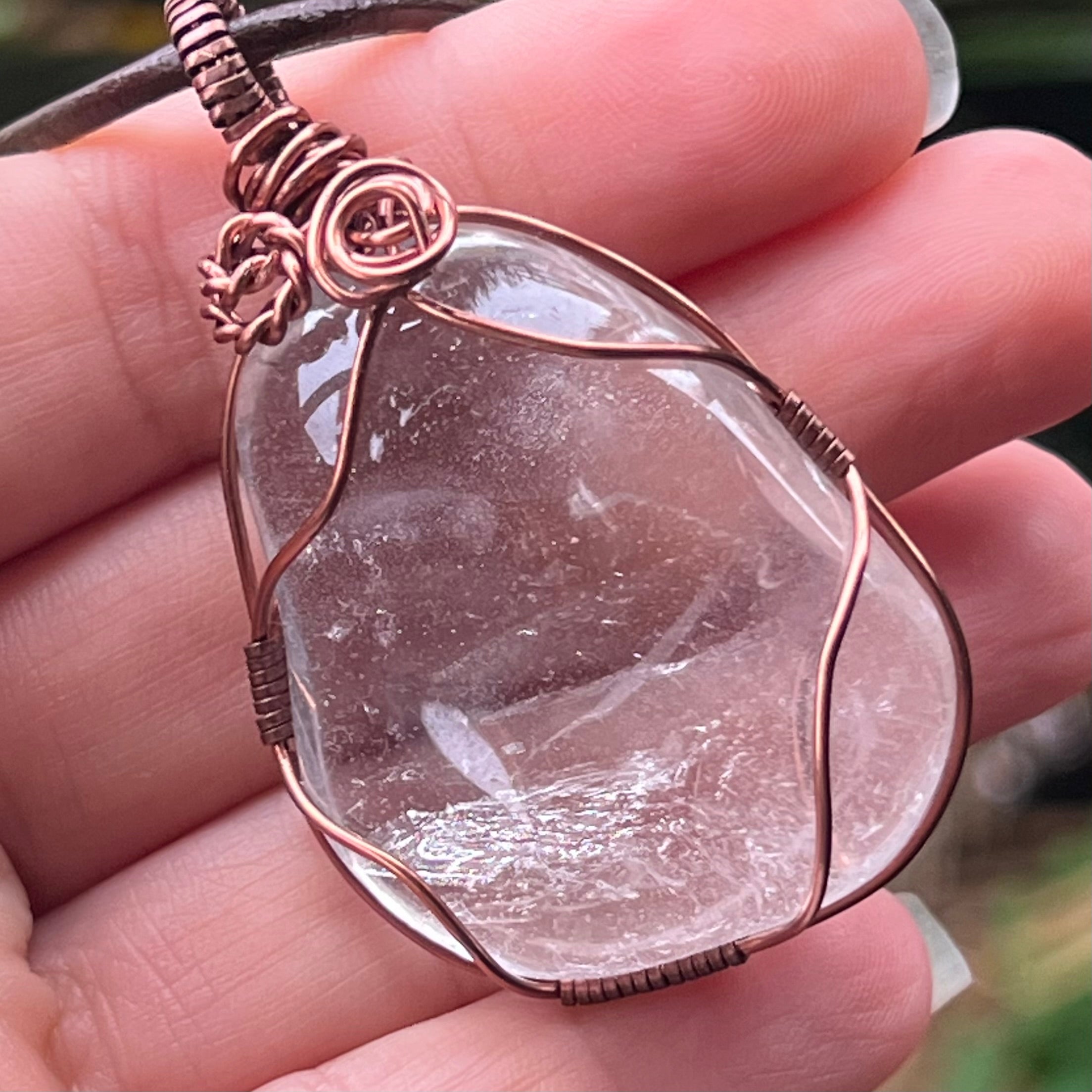 Muse Forged ~ Artesian Clear Quartz Necklace