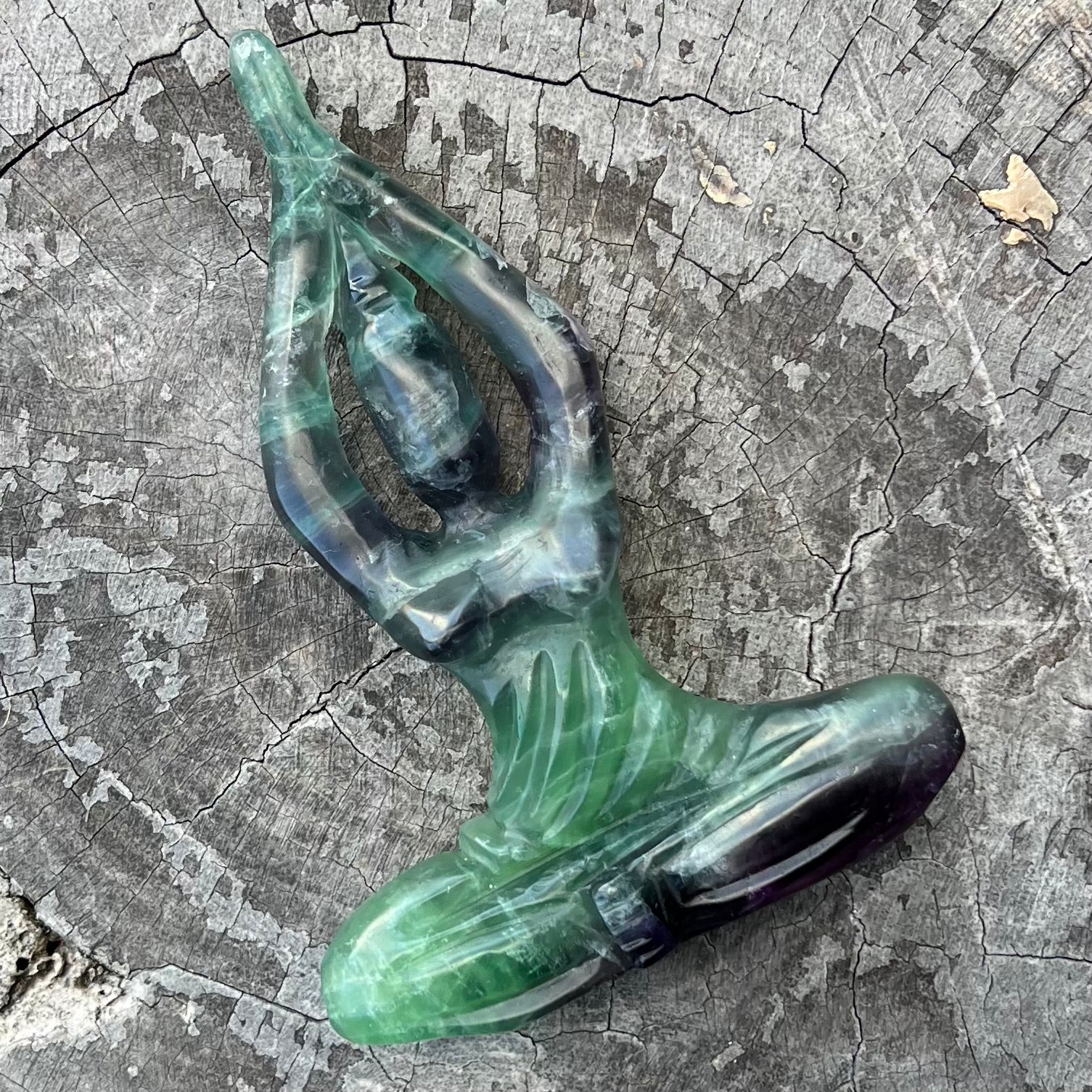 Balance Yoga Lady ~ Fluorite