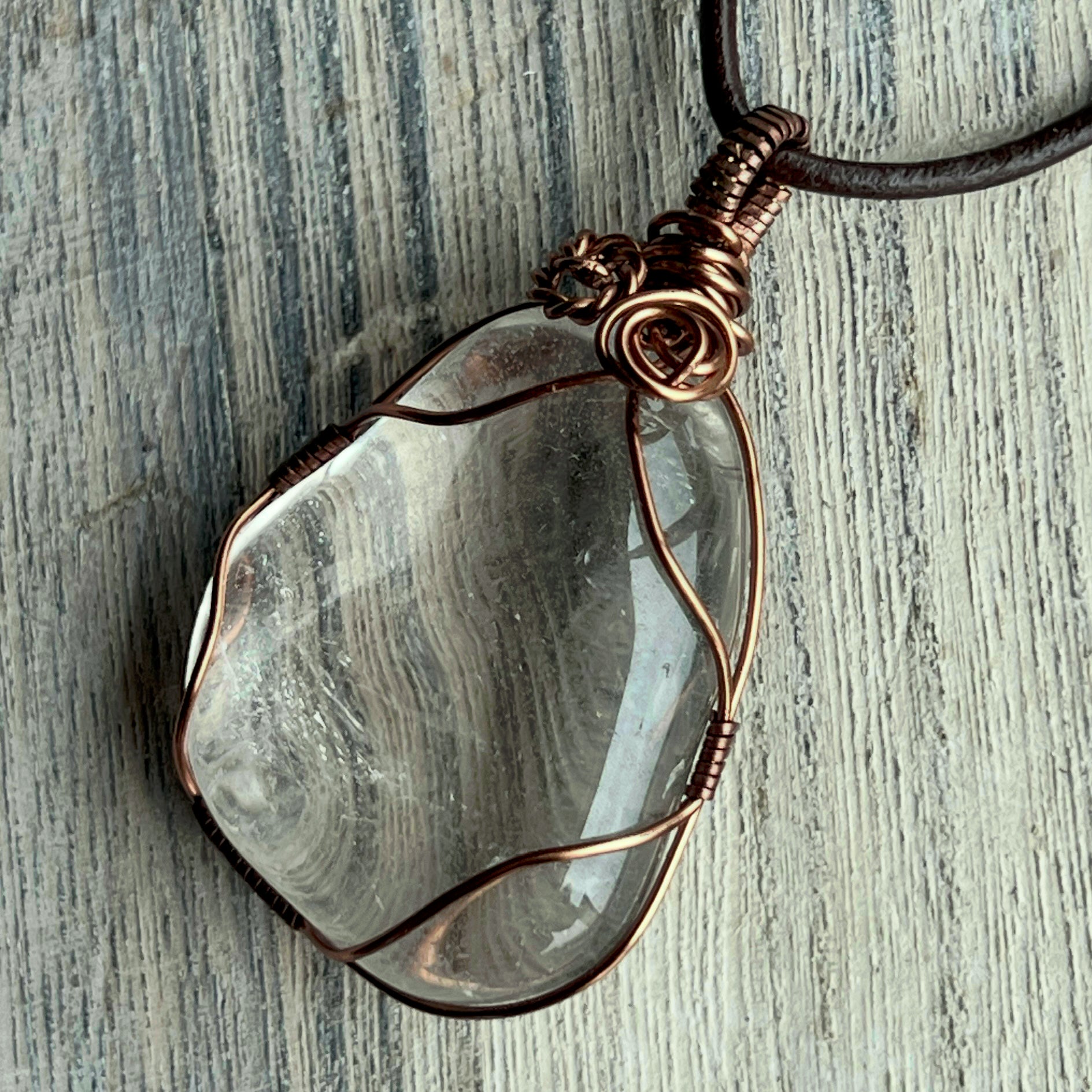 Muse Forged ~ Artesian Clear Quartz Necklace