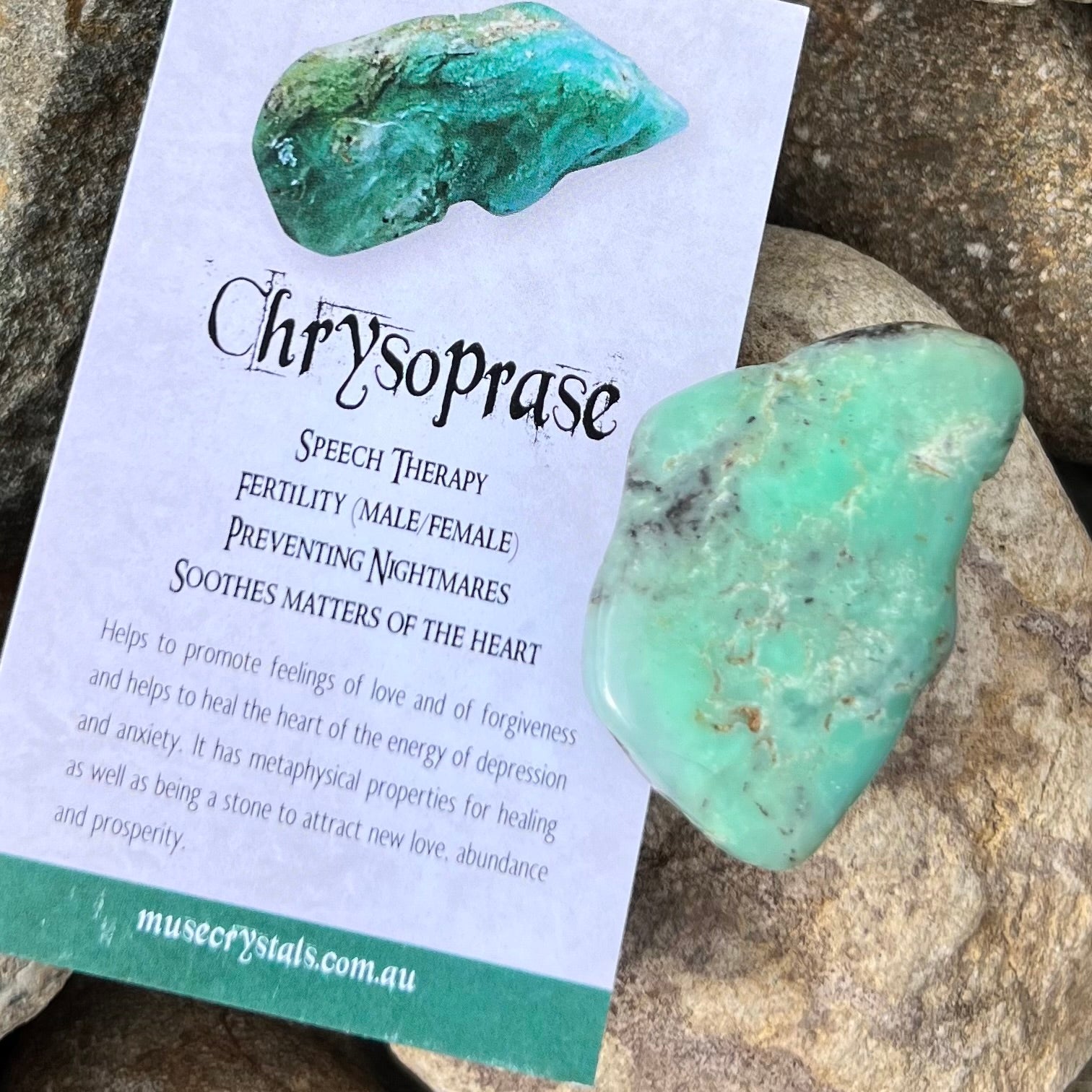 Chrysoprase ~ Specialty Tumble