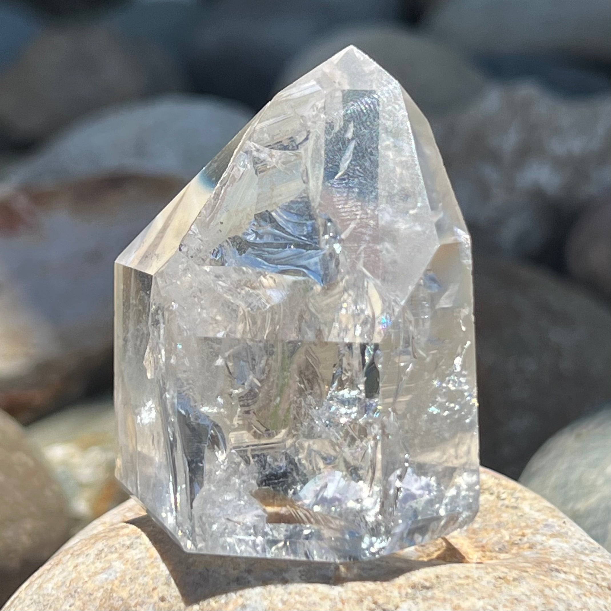 Clear Quartz Generator Tower