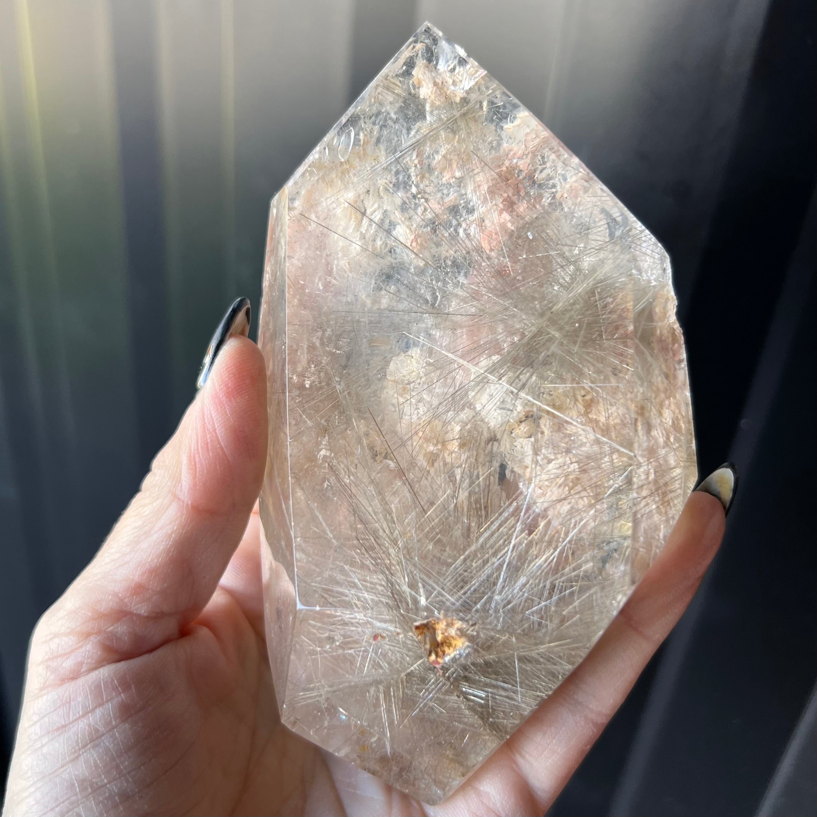 Rare Silver Rutile Quartz  Freeform