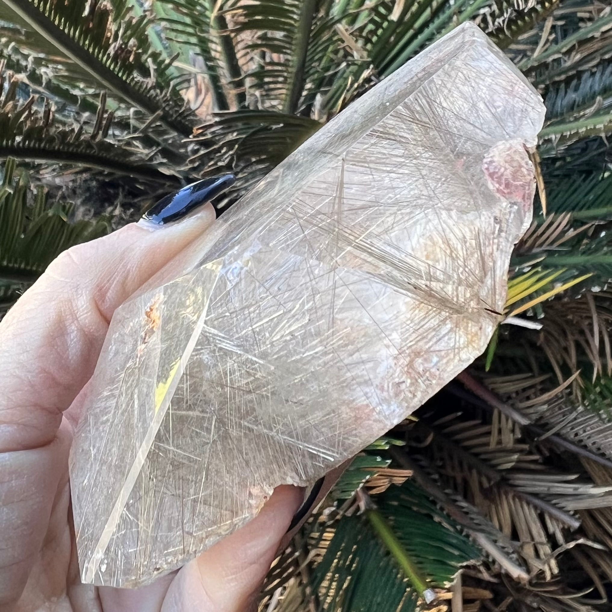 Rare Silver Rutile Quartz  Freeform
