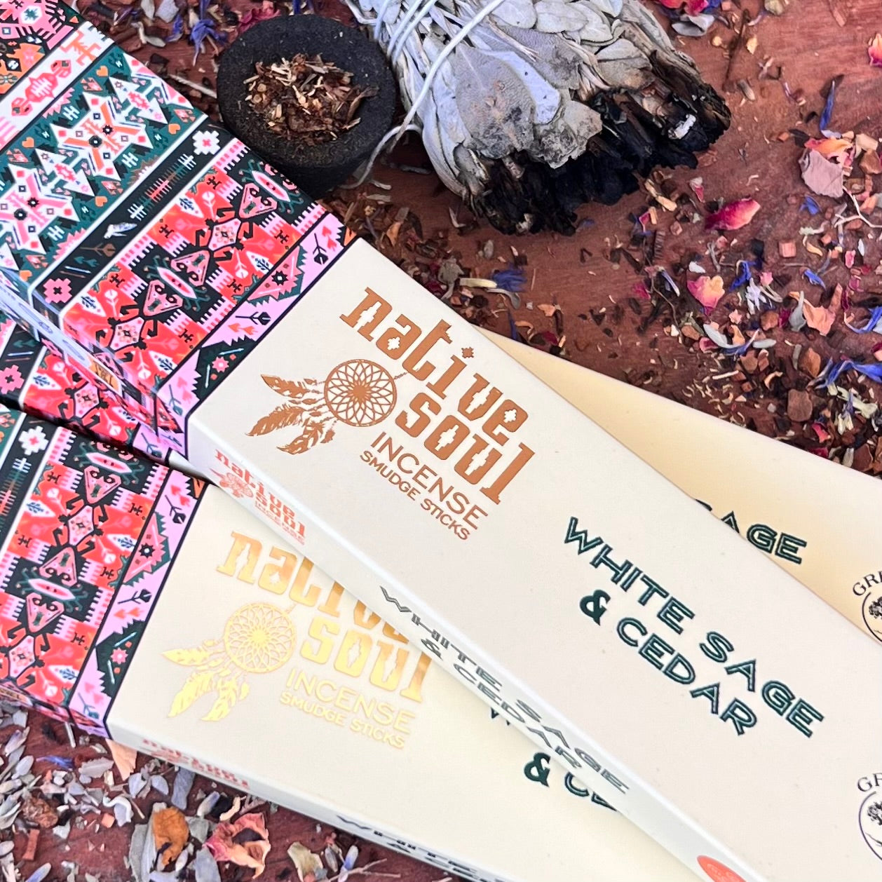 White Sage & Cedar Incense ~ Smudge Sticks