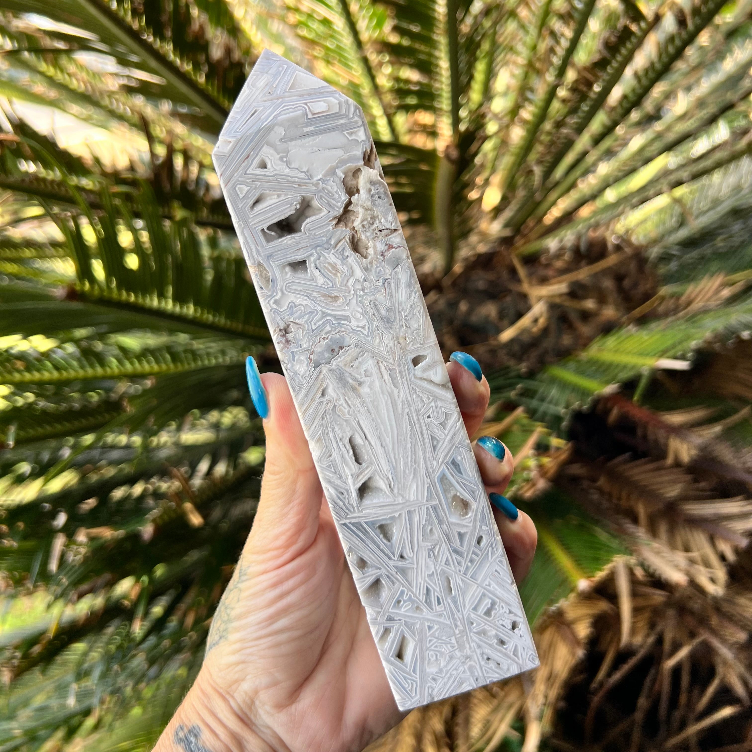 Inner Harmony ~ Mexican Agate Tower