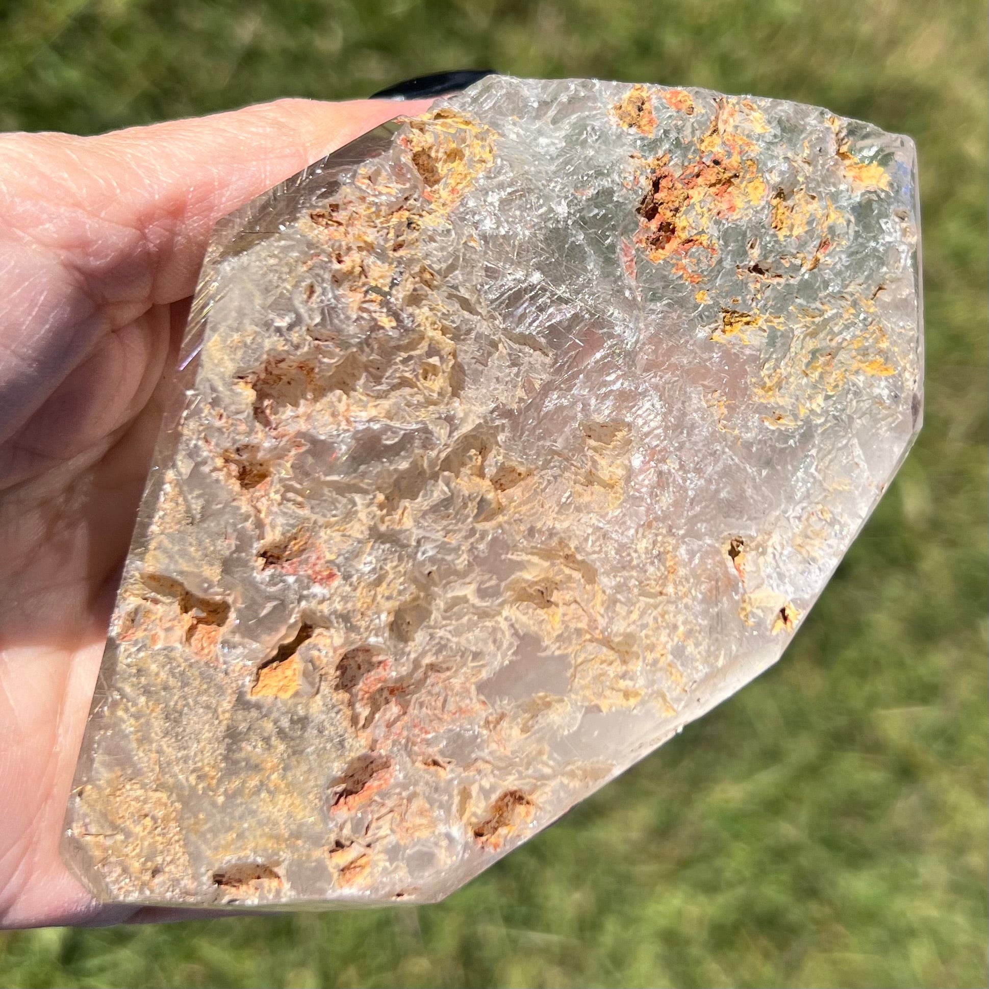 Rare Silver Rutile Quartz  Freeform