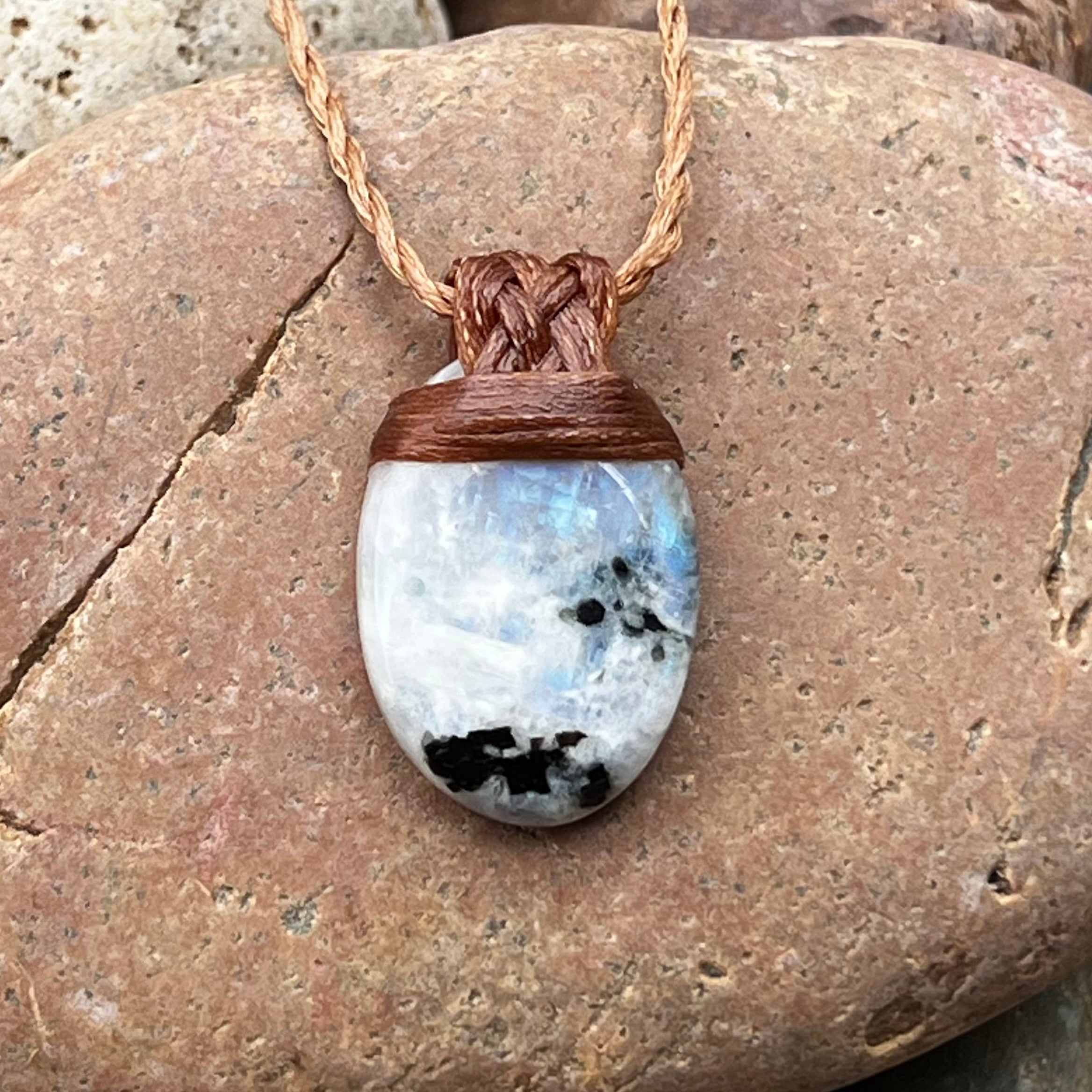 Muse Medicine ~ Rainbow Moonstone ~ Guiding Talisman