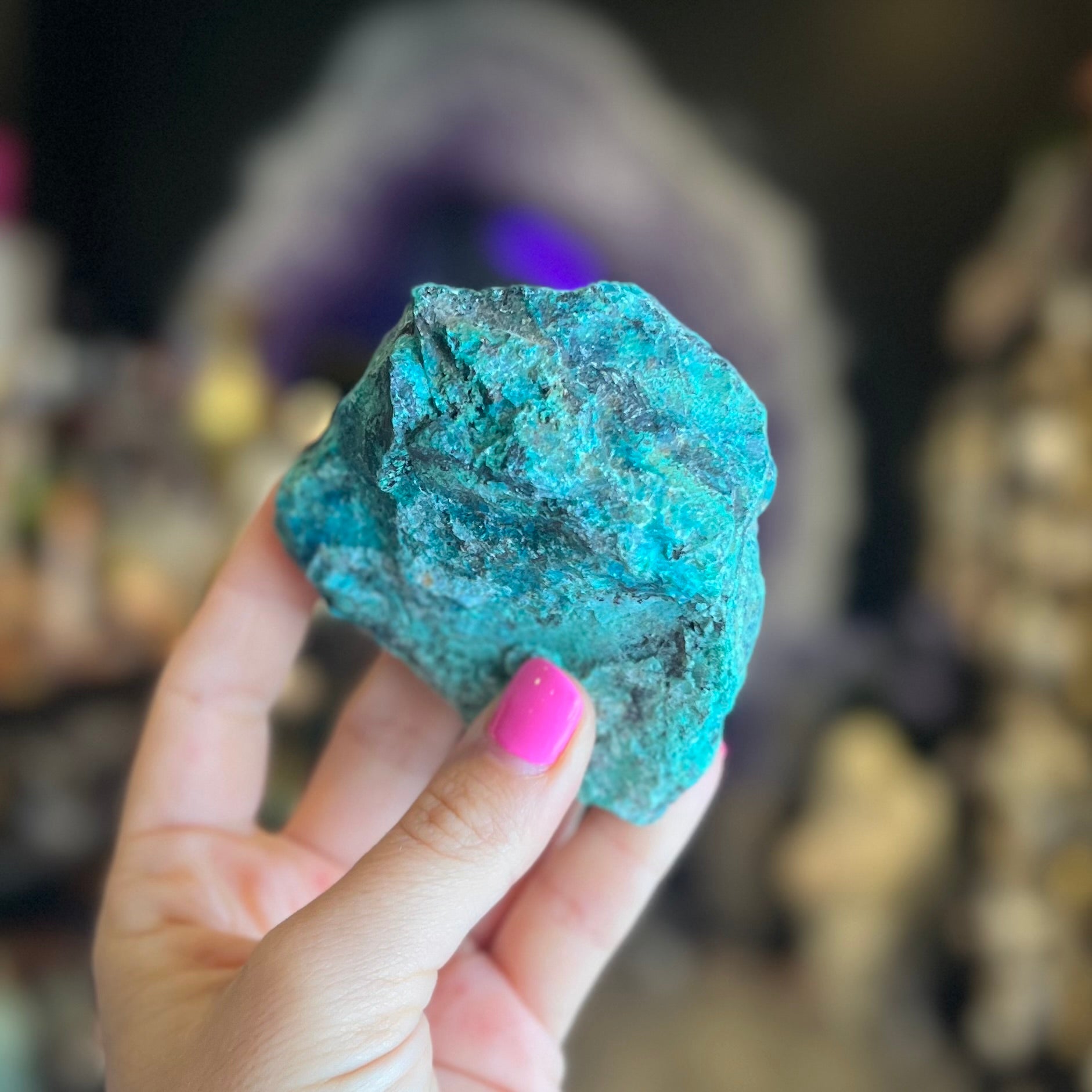 Raw Chrysocolla Specimen