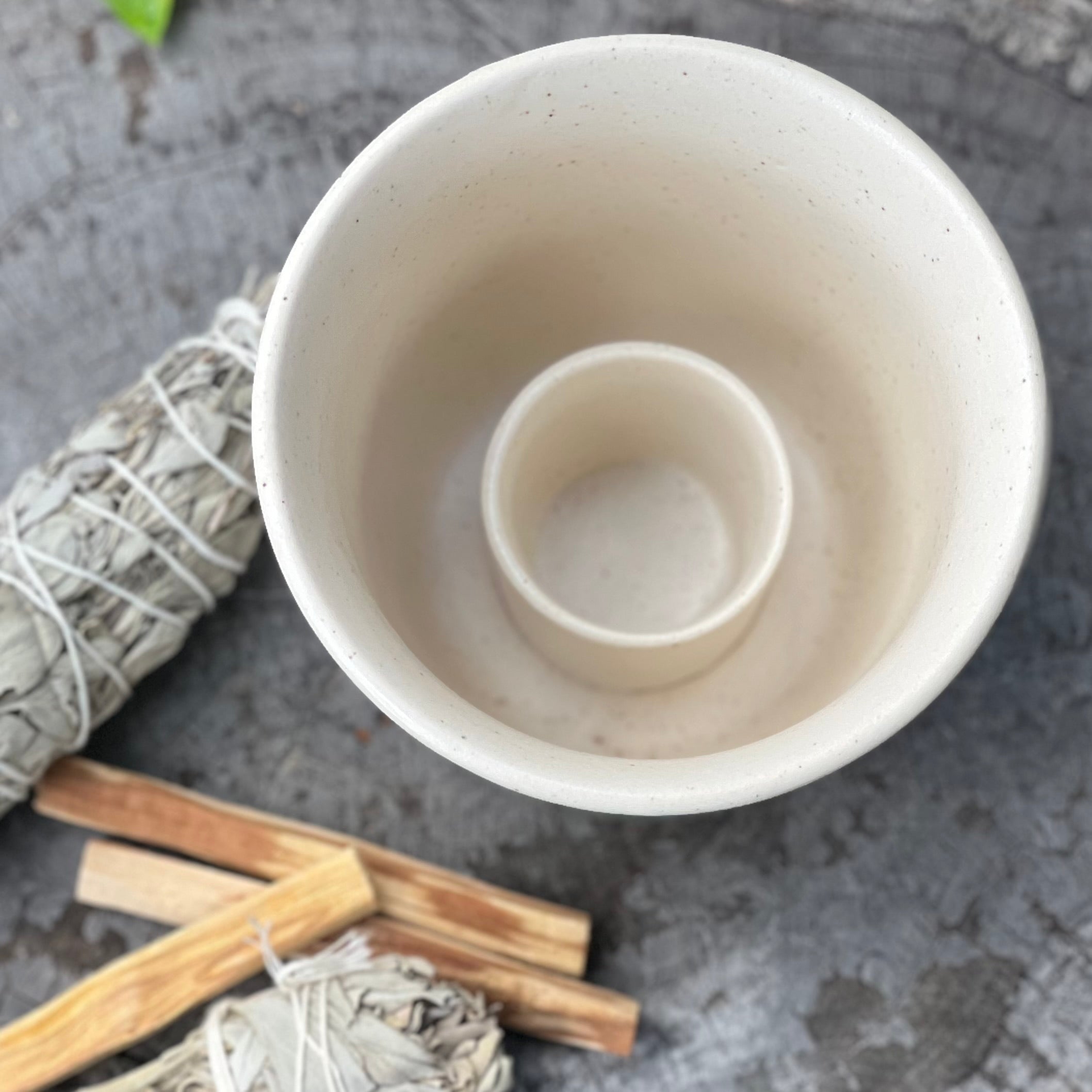 Sage Smudge Stick Holder - Purple Goddess