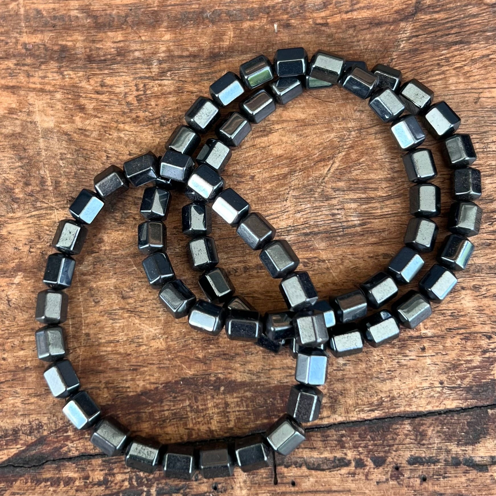 Hematite Bracelet ~ Larger Fit