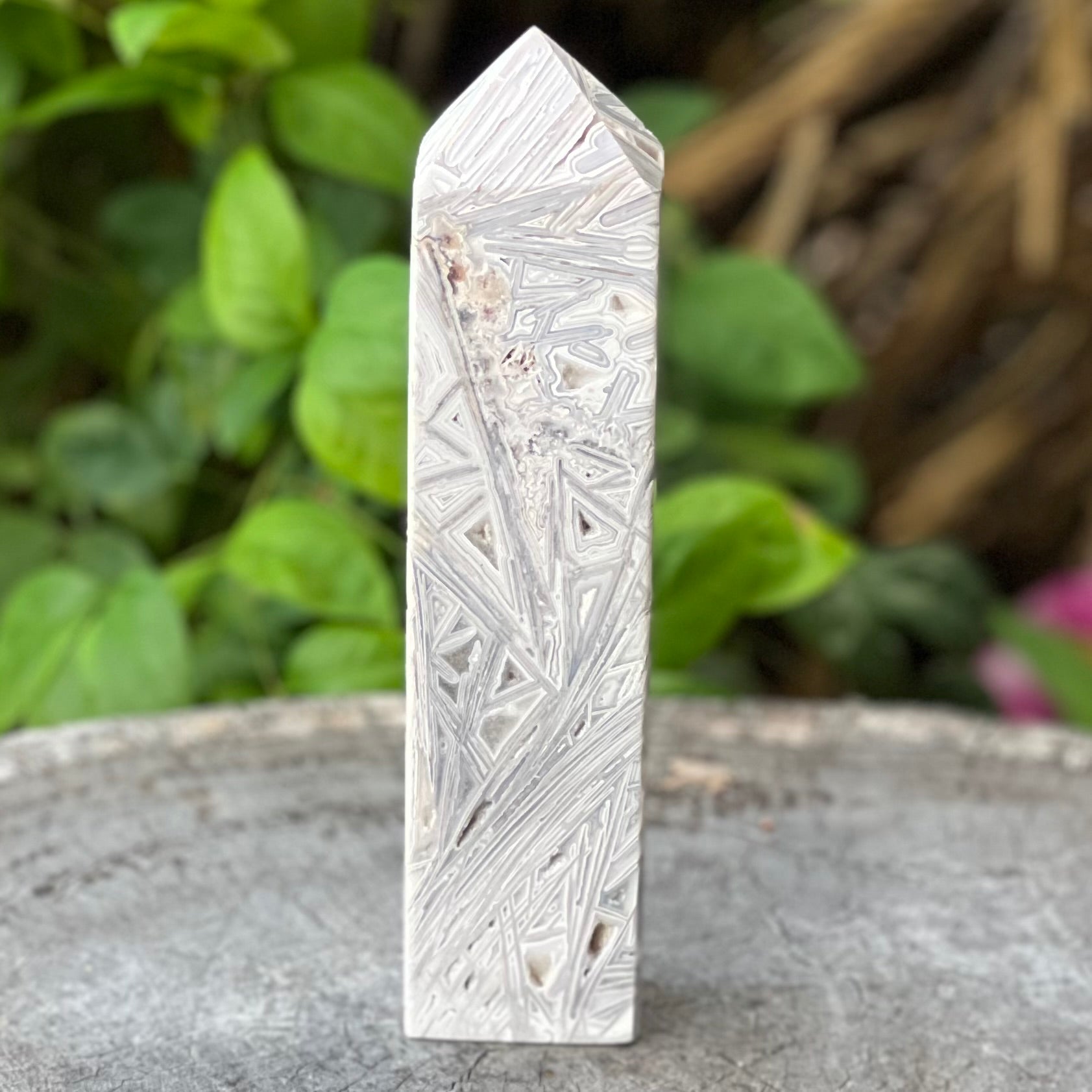 Inner Harmony ~ Mexican Agate Tower