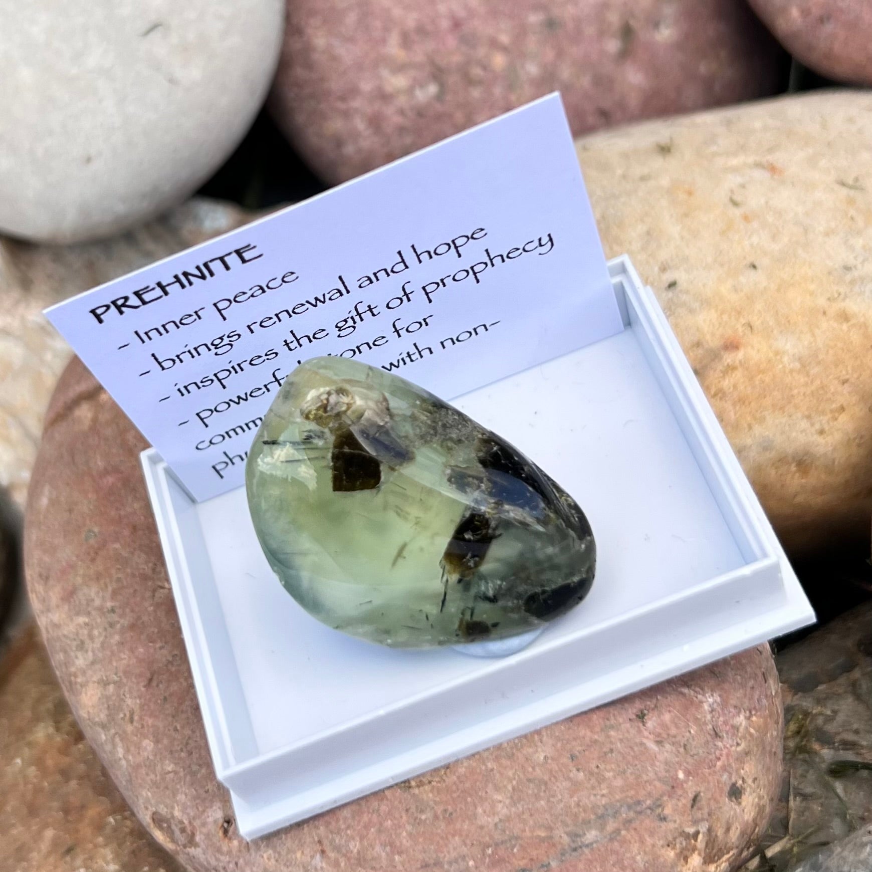 Prehnite ~ Specialty Boxed Crystal