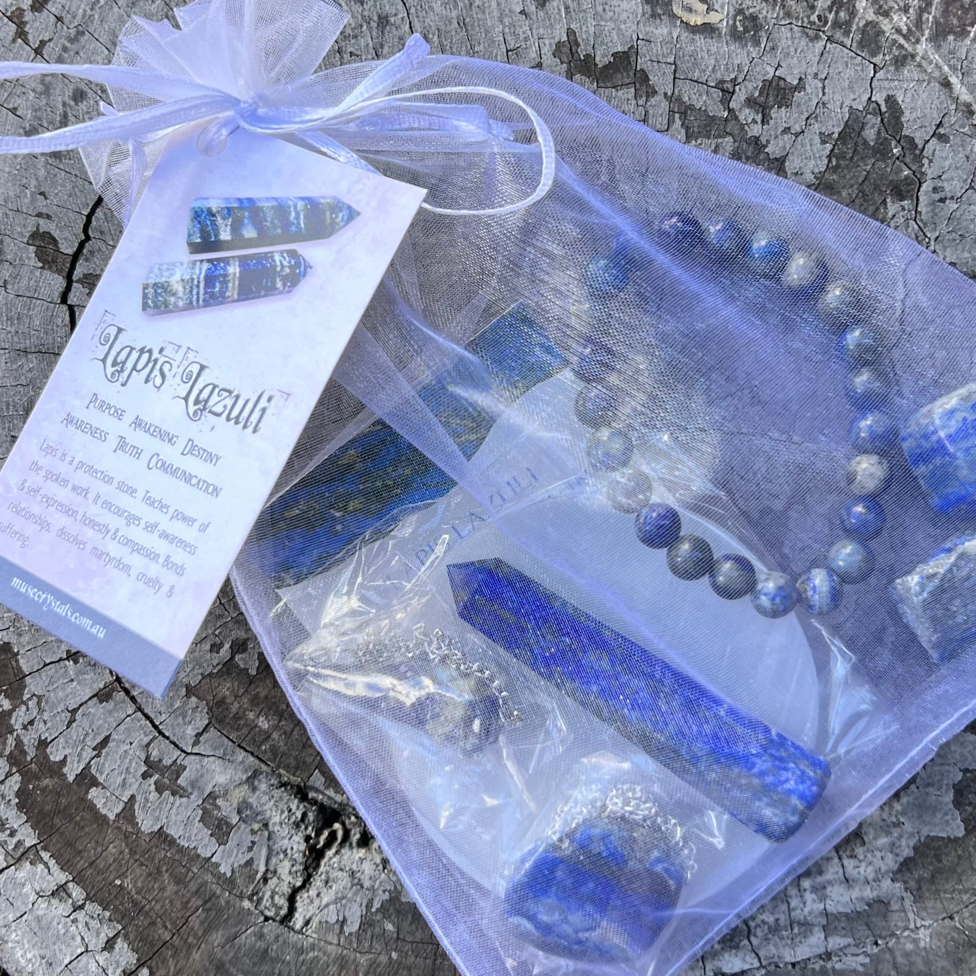Crystal Gift Set ~ Lapis Lazuli