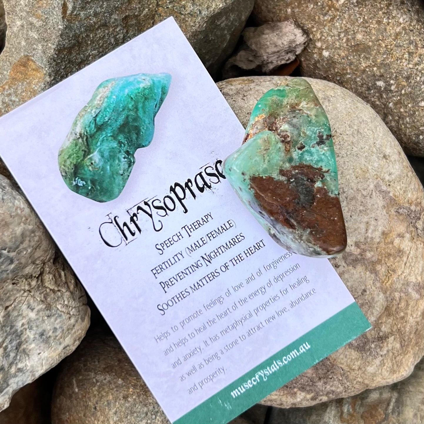 Chrysoprase ~ Specialty Tumble
