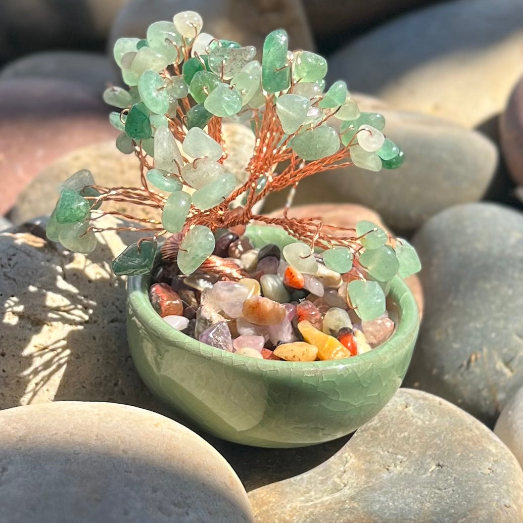 Crystal Bonsai Tree ~ Green Aventurine