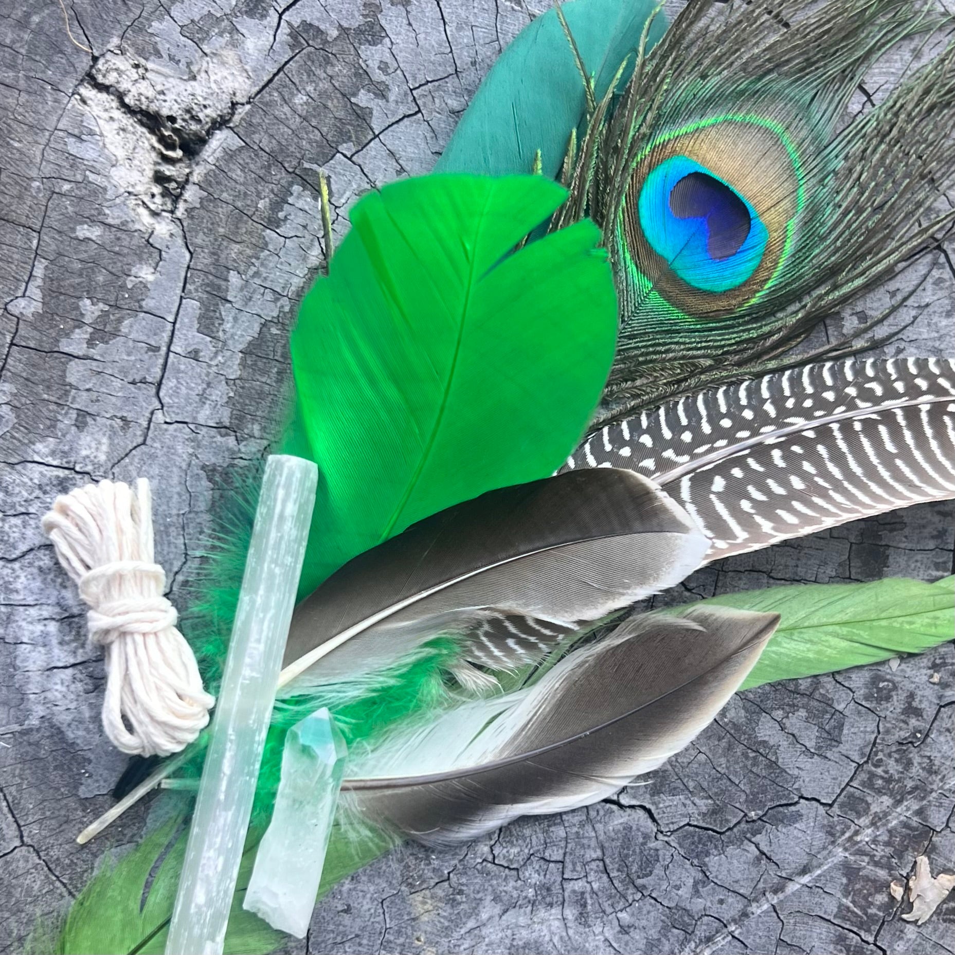 DIY Make your own smudge wand kit ~ Green Vibes