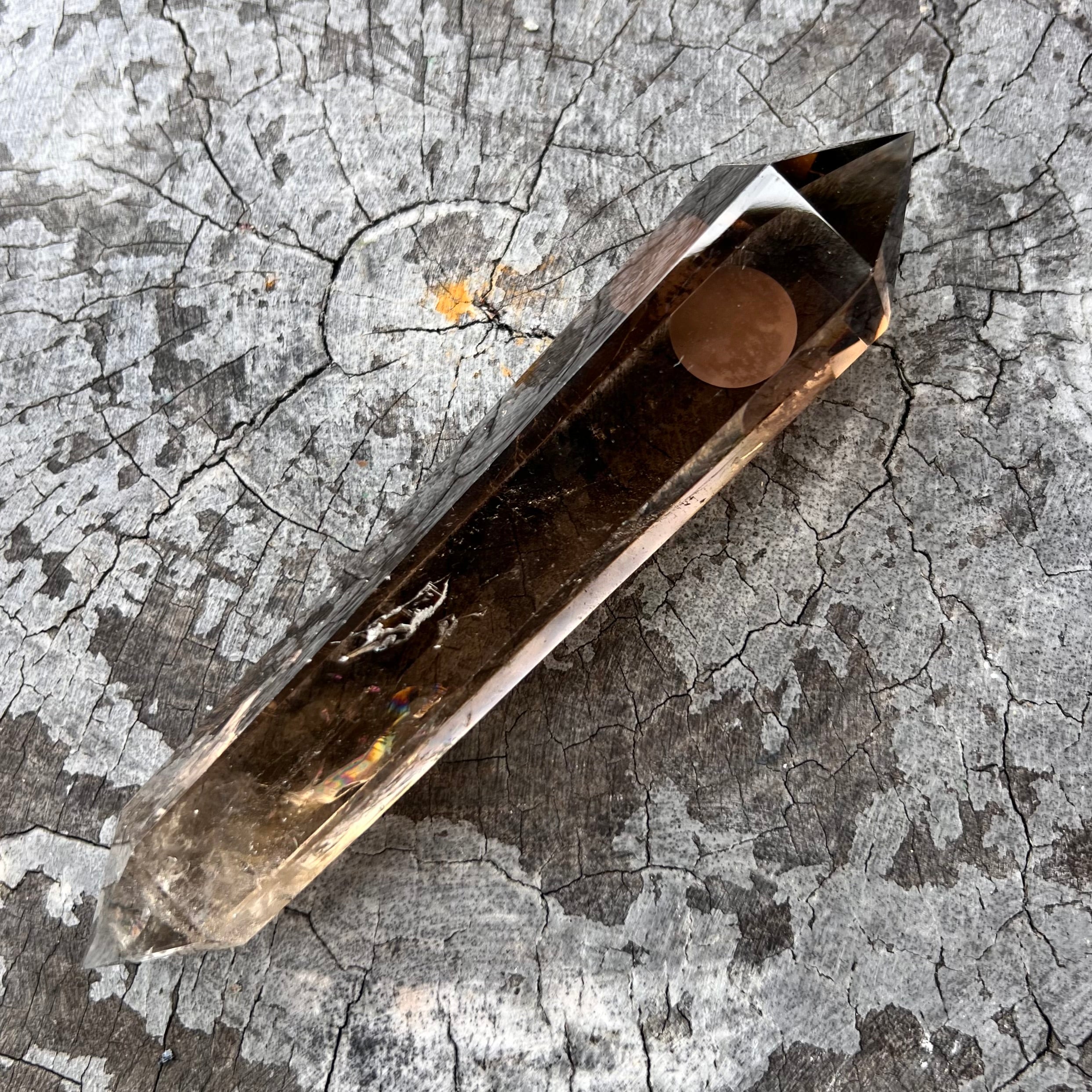Smoky Quartz Double Terminated Wand