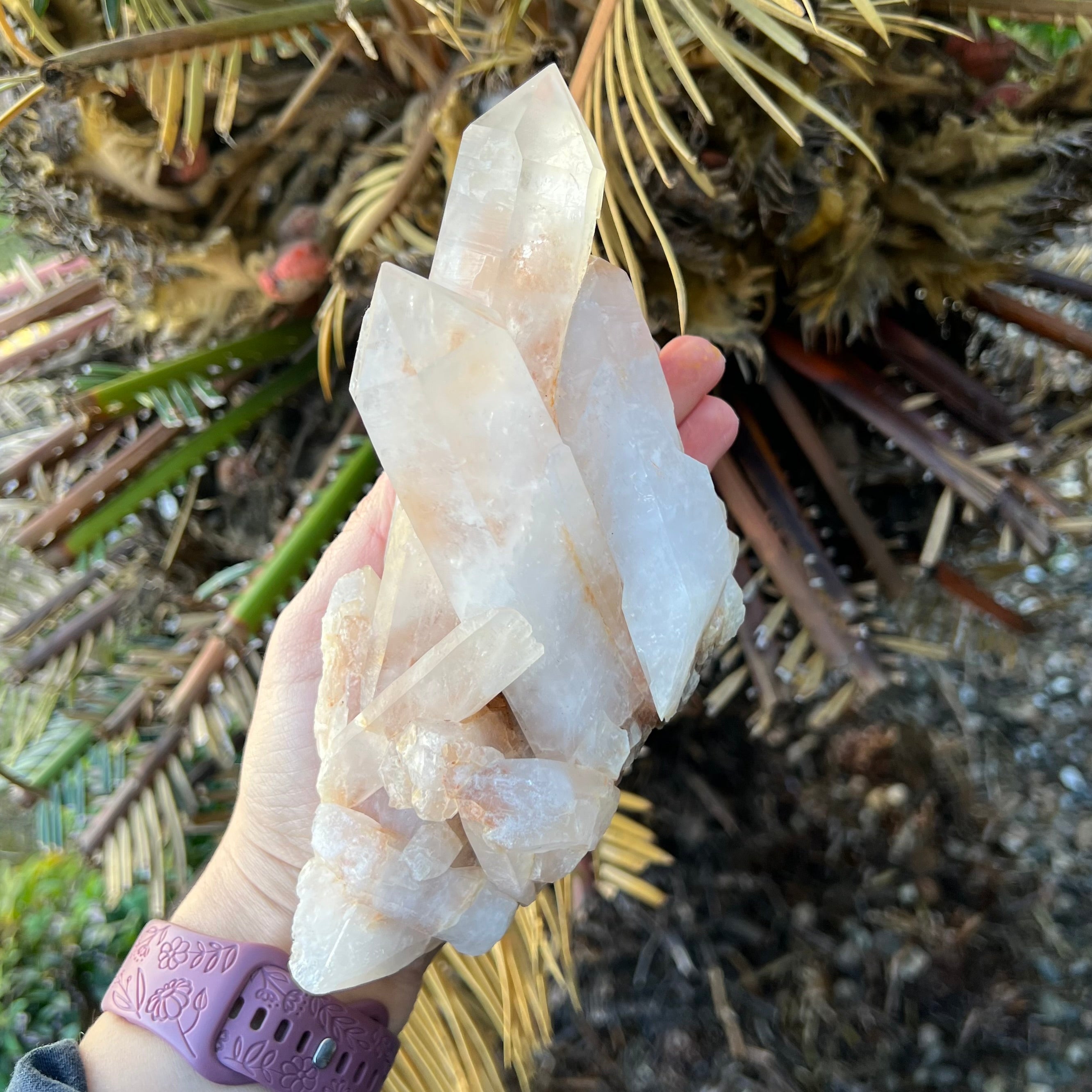 Clear Quartz Natural Raw Cluster