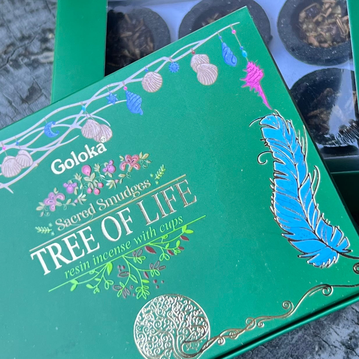 Sacred Smudges Tree of Life ~ Resin Incense Cups
