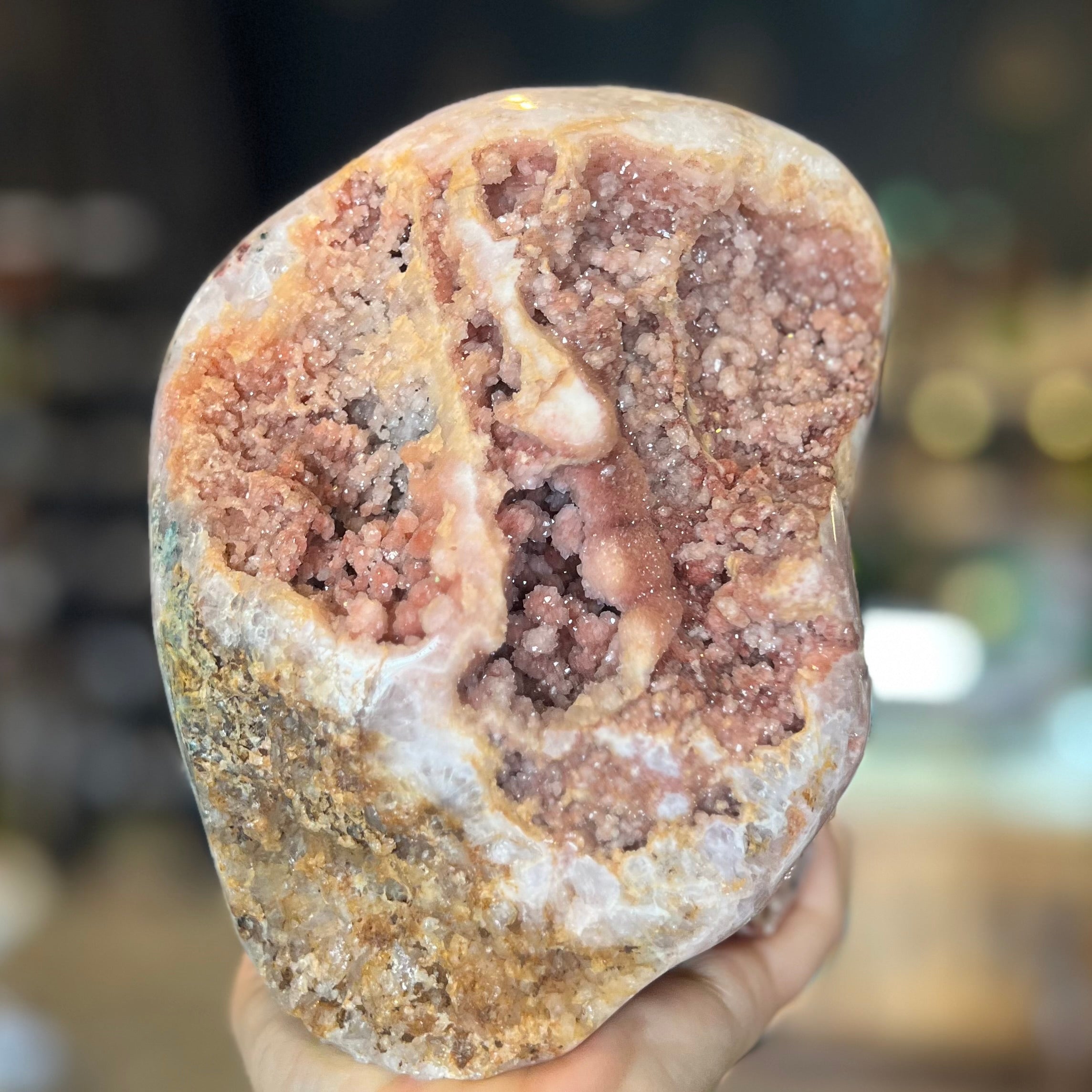 Pink Amethyst Geode