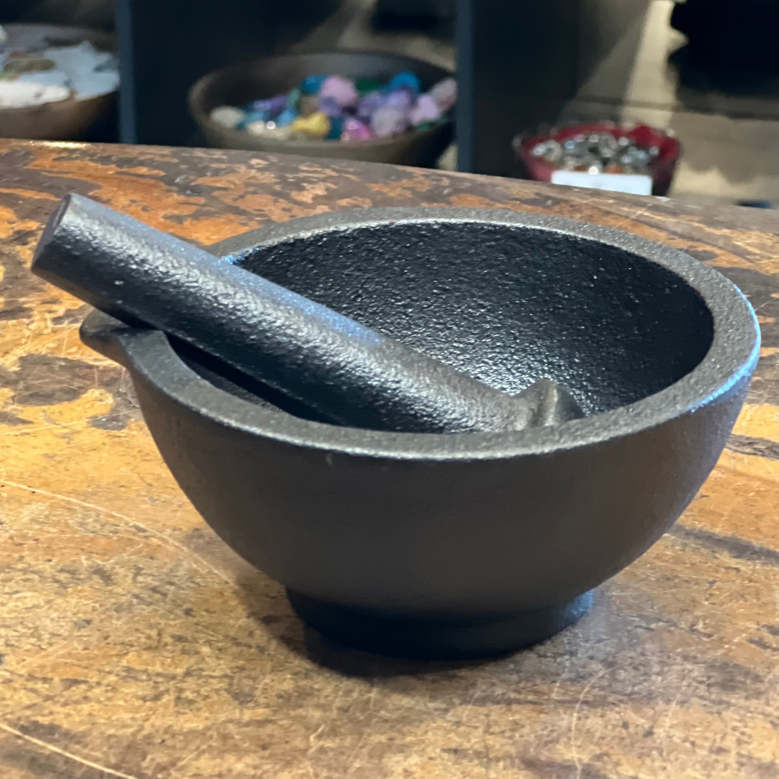 Cast Iron ~ Mortar & Pestle