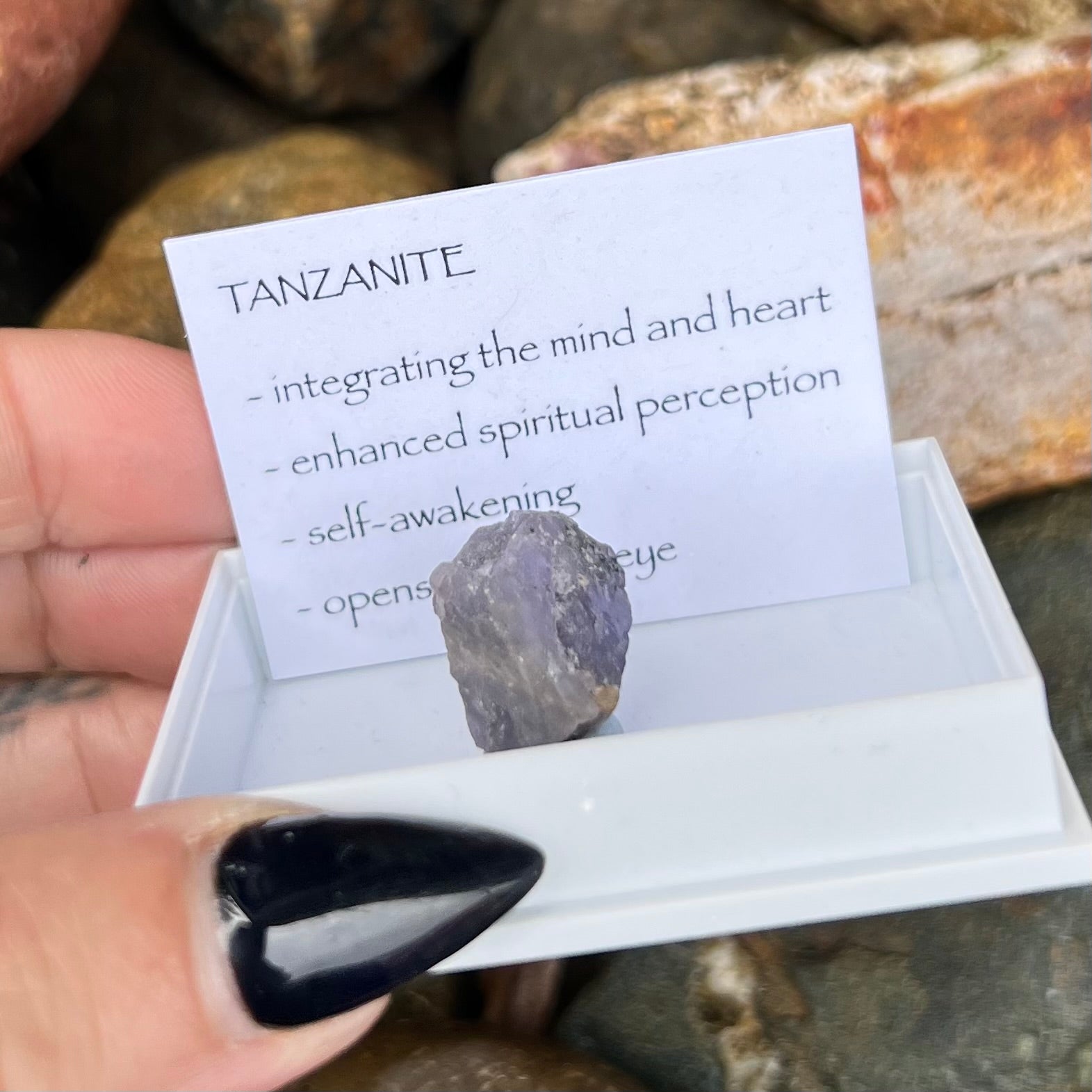Tanzanite ~ Specialty Boxed Crystal