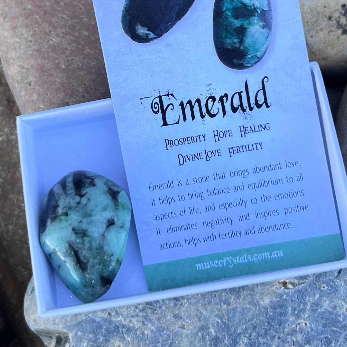 Emerald ~ Specialty Boxed Crystal (3)