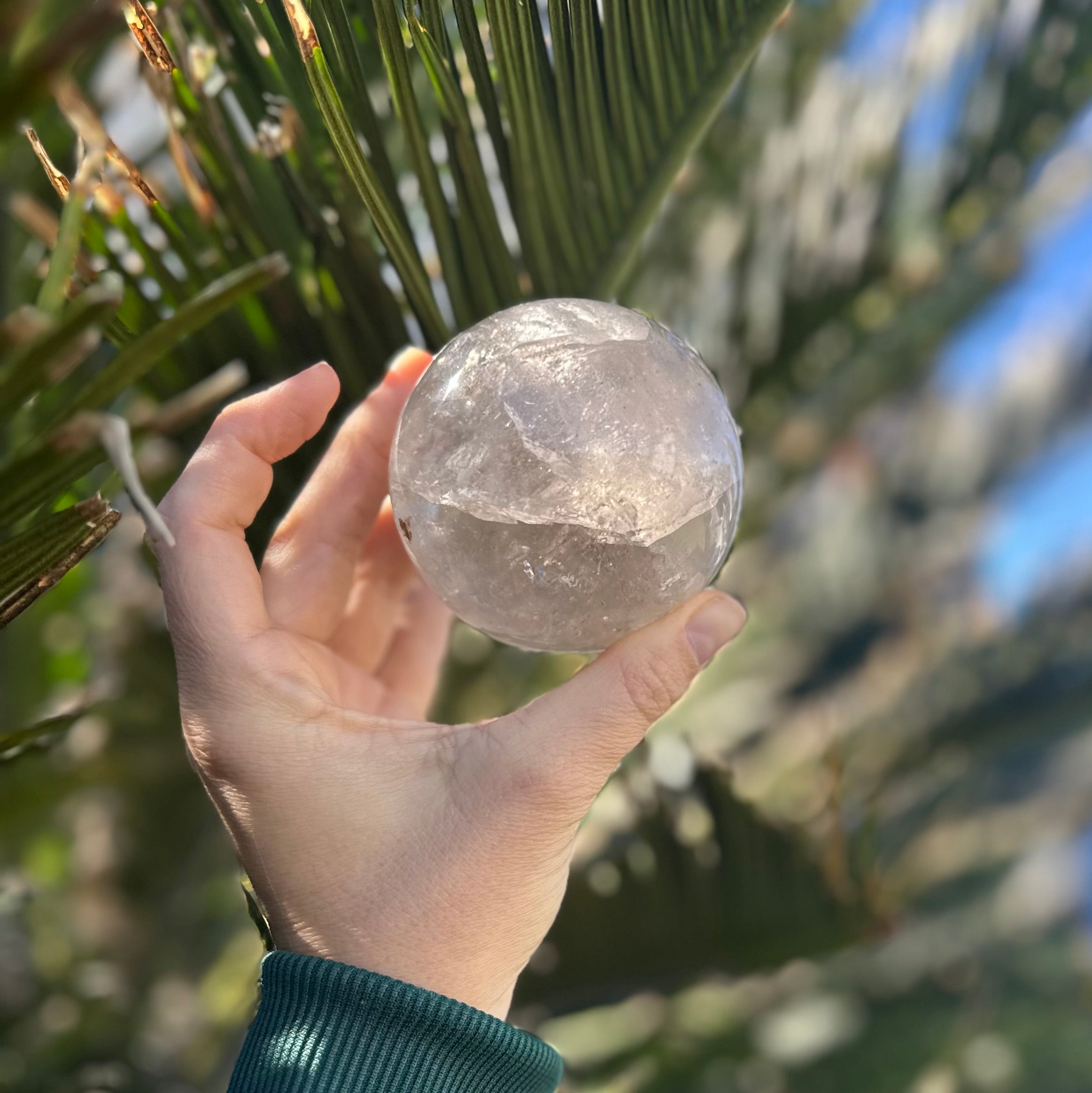 Clear Quartz Sphere ~ Large