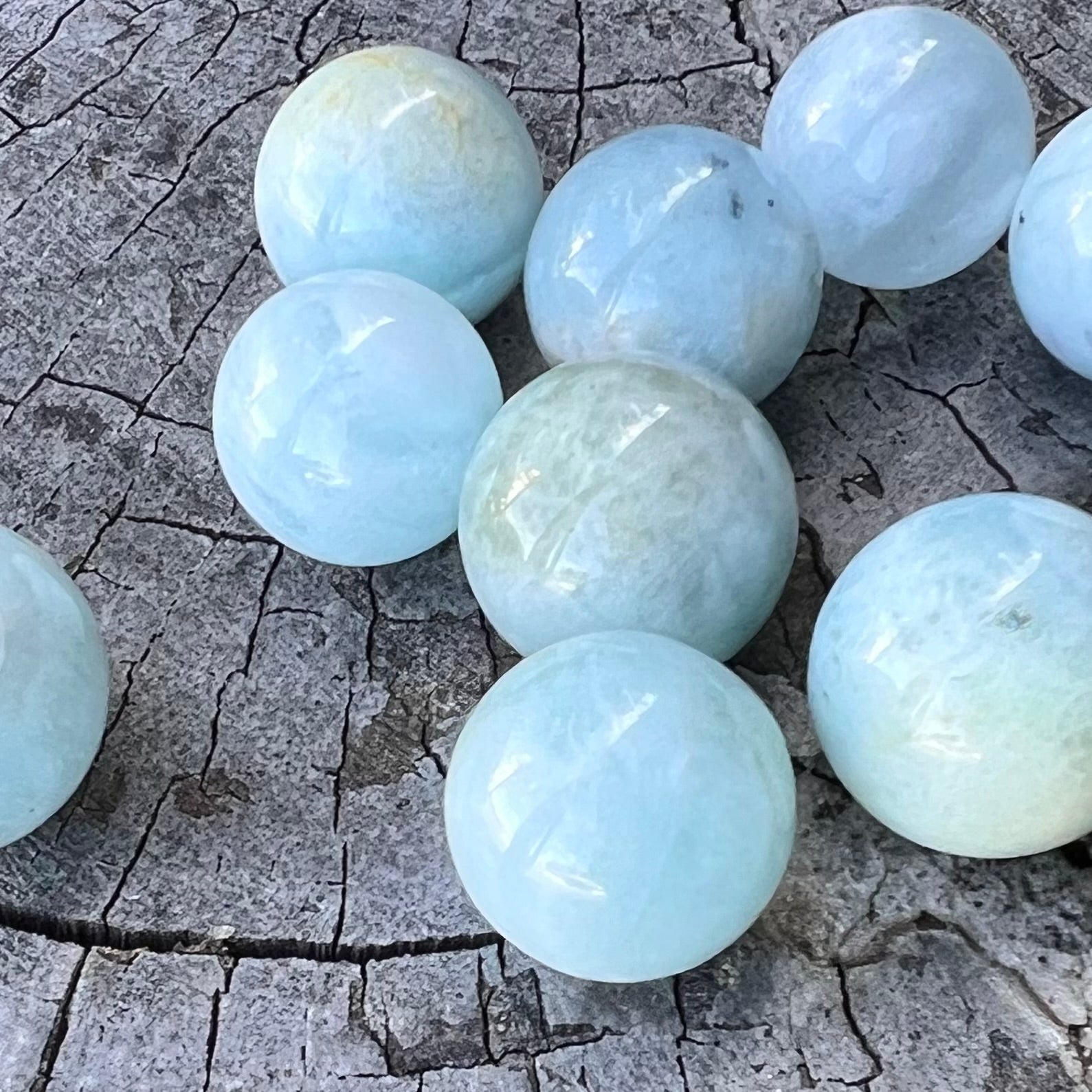 Aquamarine Sphere ~ Specialty Boxed Crystal