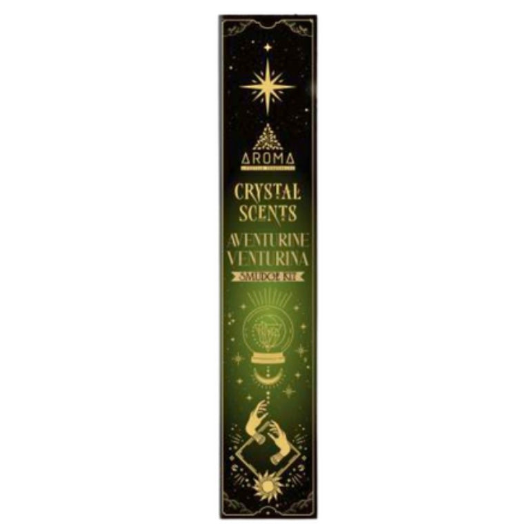 Aventurine  ~ Crystal Scents Smudge Kit Incense