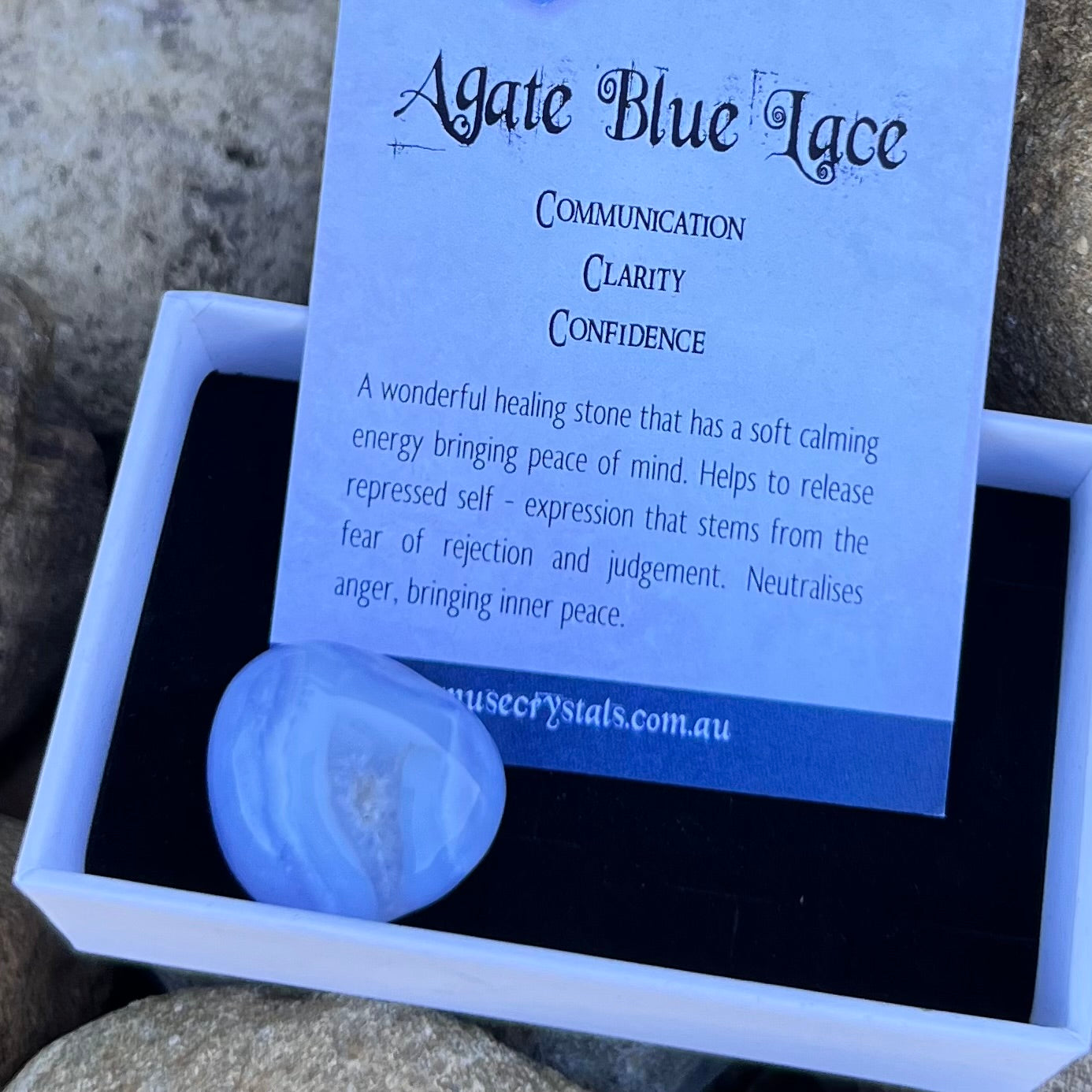 Blue Lace Agate ~ Specialty Boxed Crystal