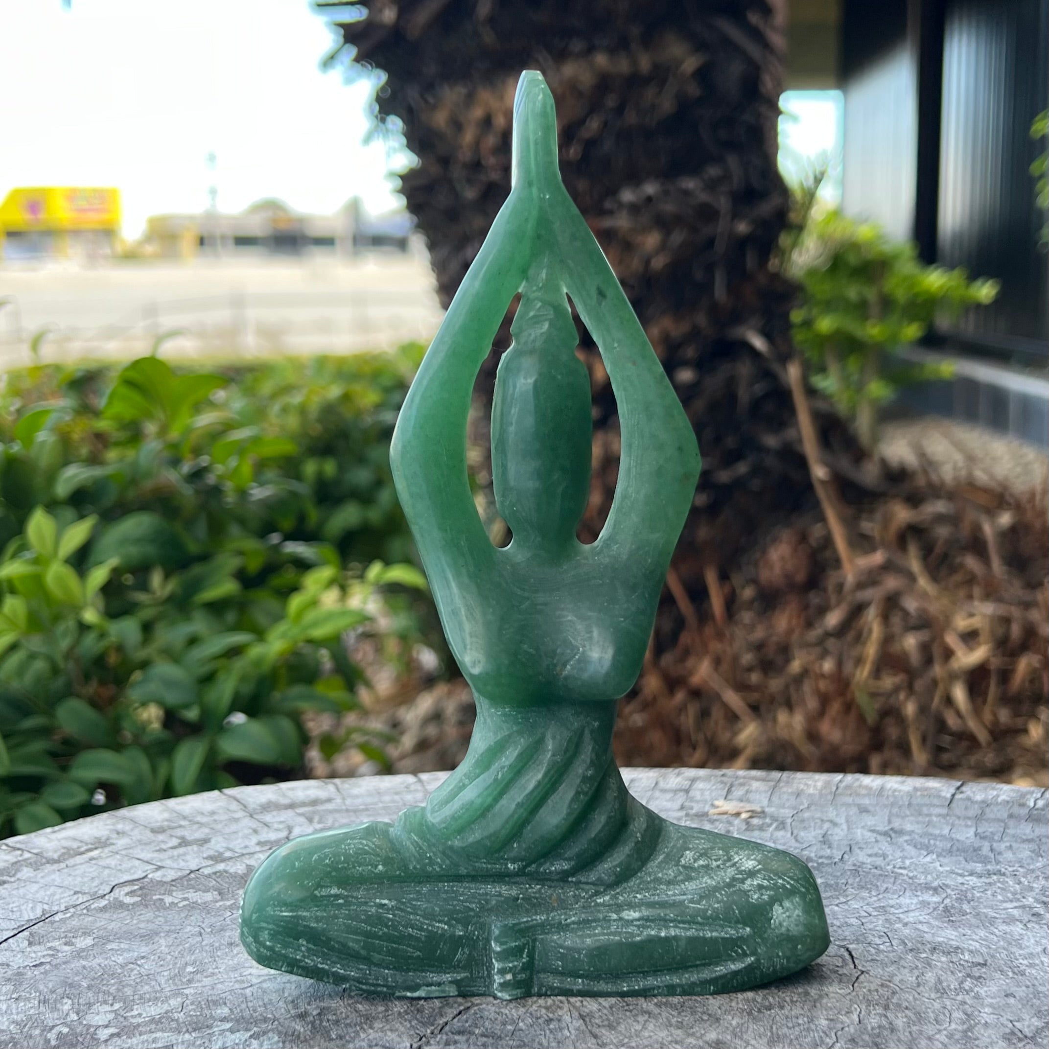 Green Strawberry Quartz~ Yoga Lady