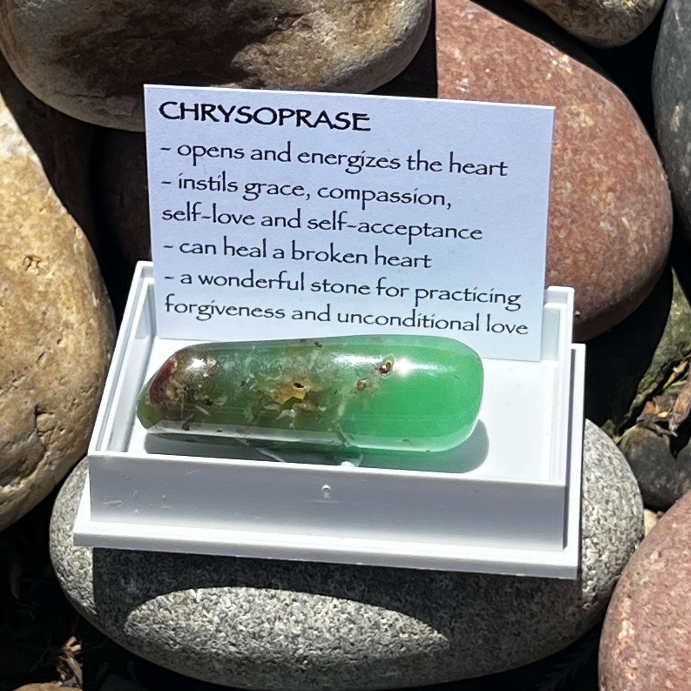 Chrysoprase ~ Specialty Boxed Crystal