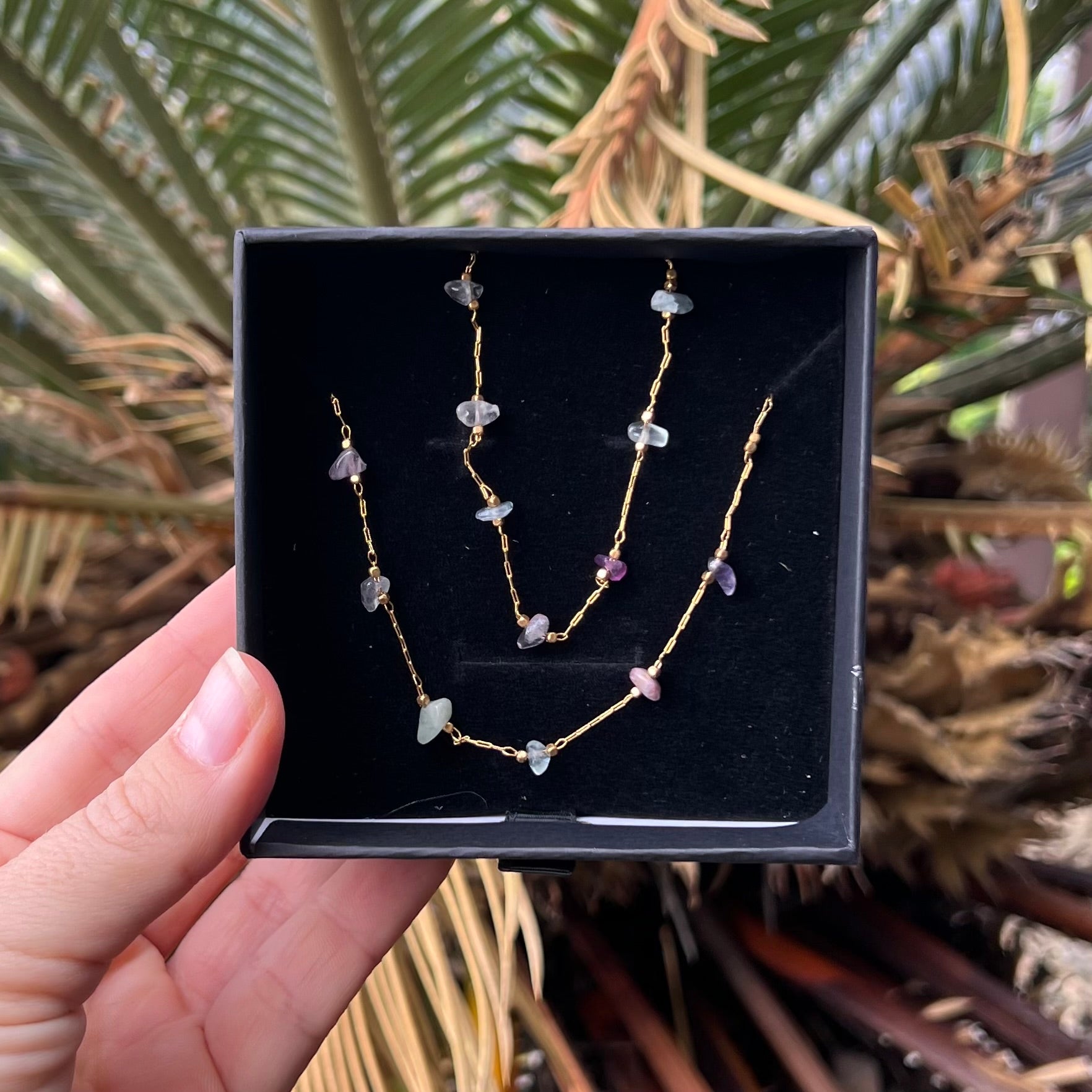 Muse Elegance ~ Fluorite Set ~ Gold