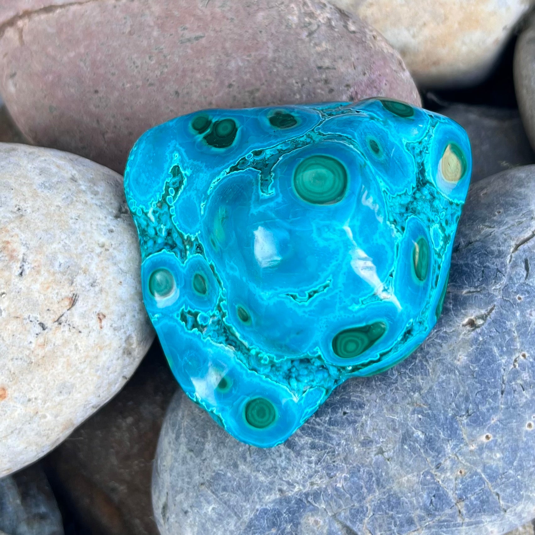 Chrysocolla with Malachite Specimen