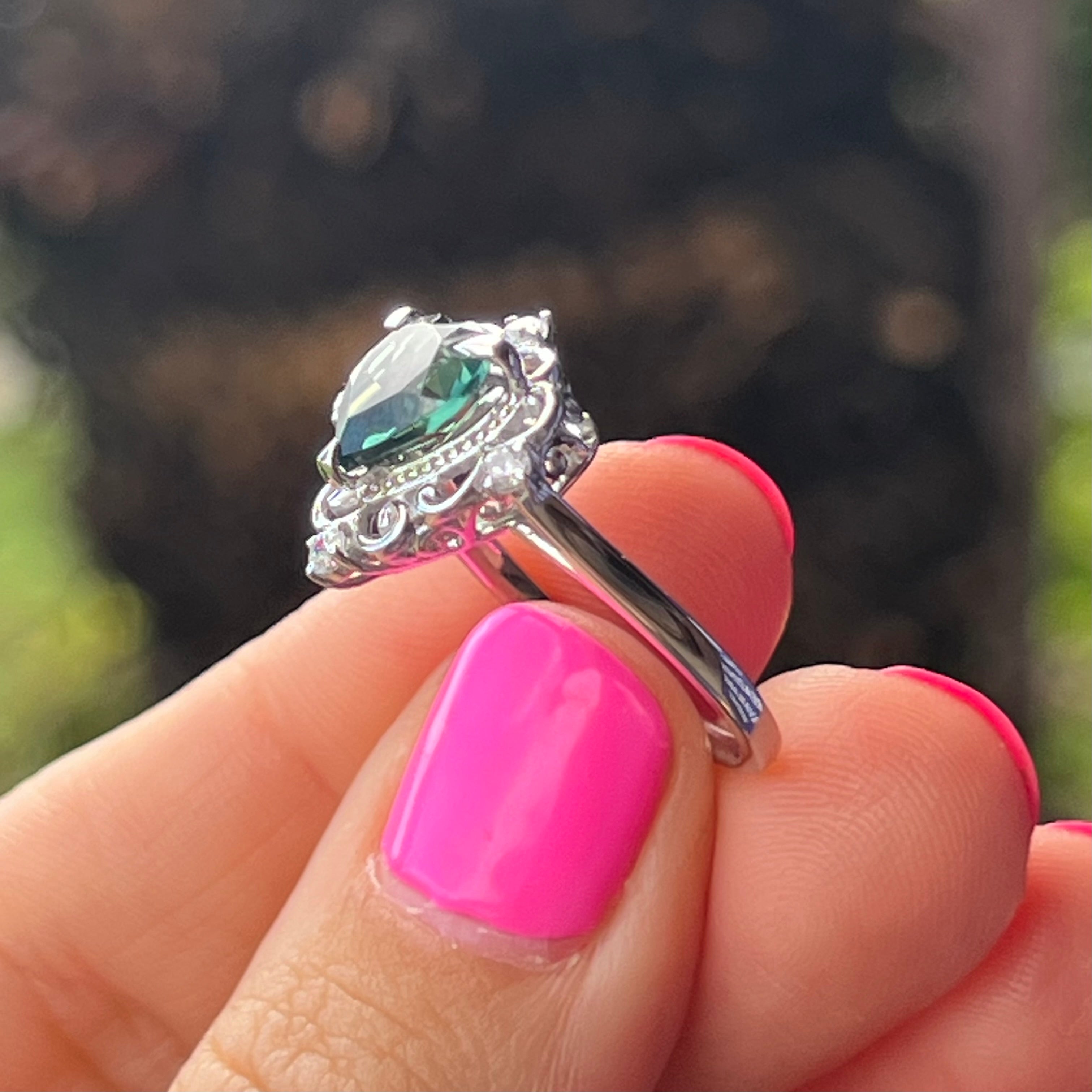 Colour Change Fluorite ~ Sterling Silver Ring ~ 7