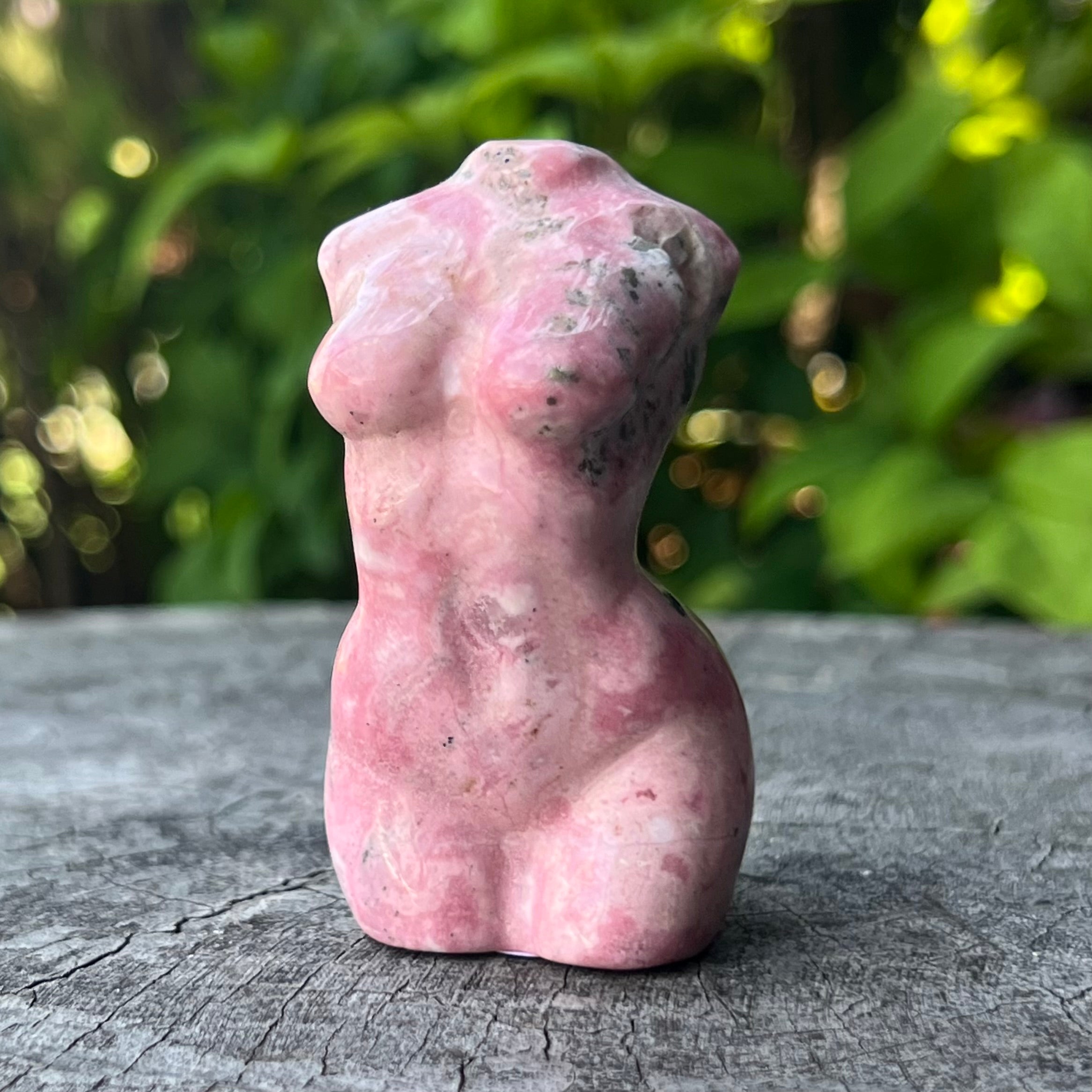 Pink Opal ~ Lady Body Carving