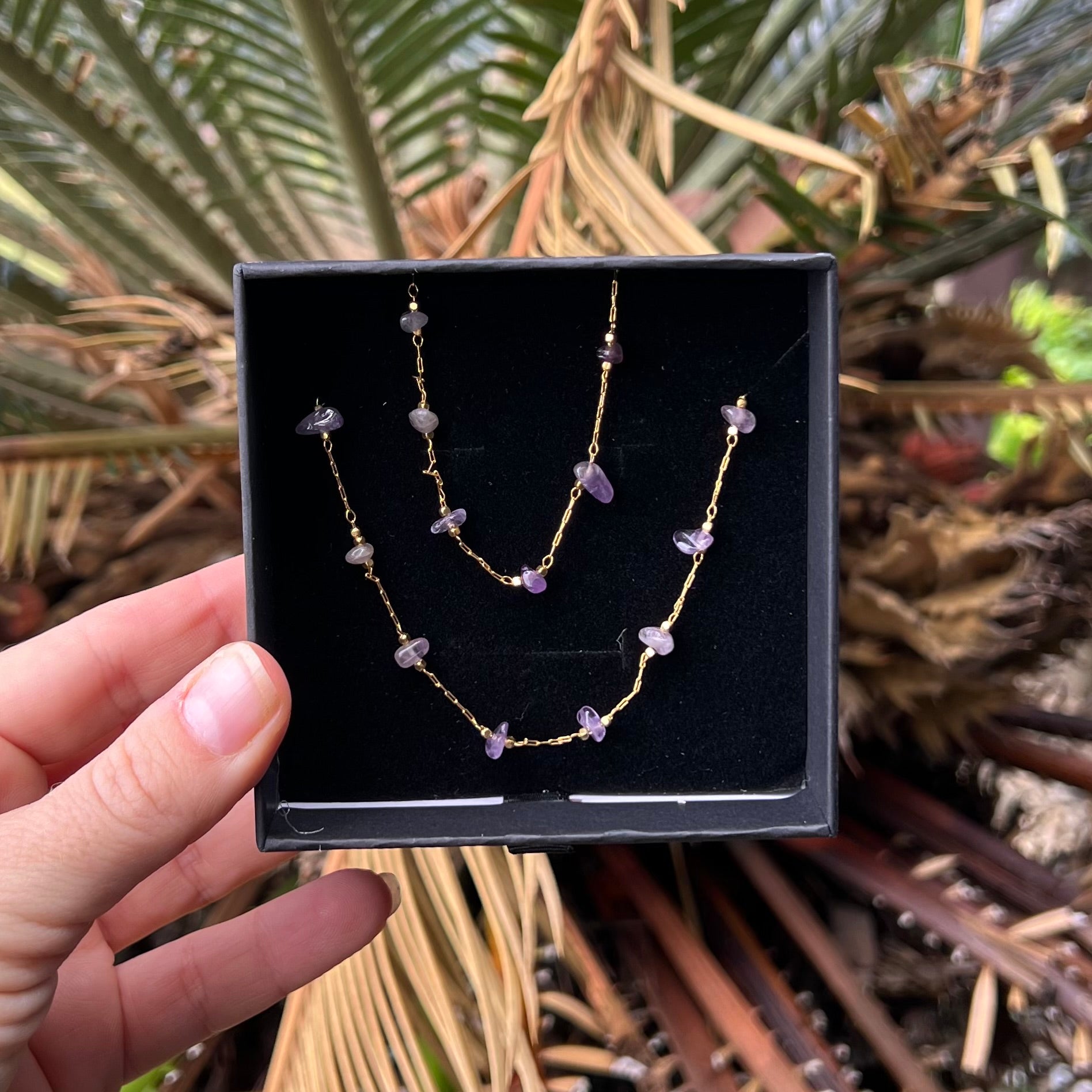 Muse Elegance ~ Amethyst Set ~ Gold