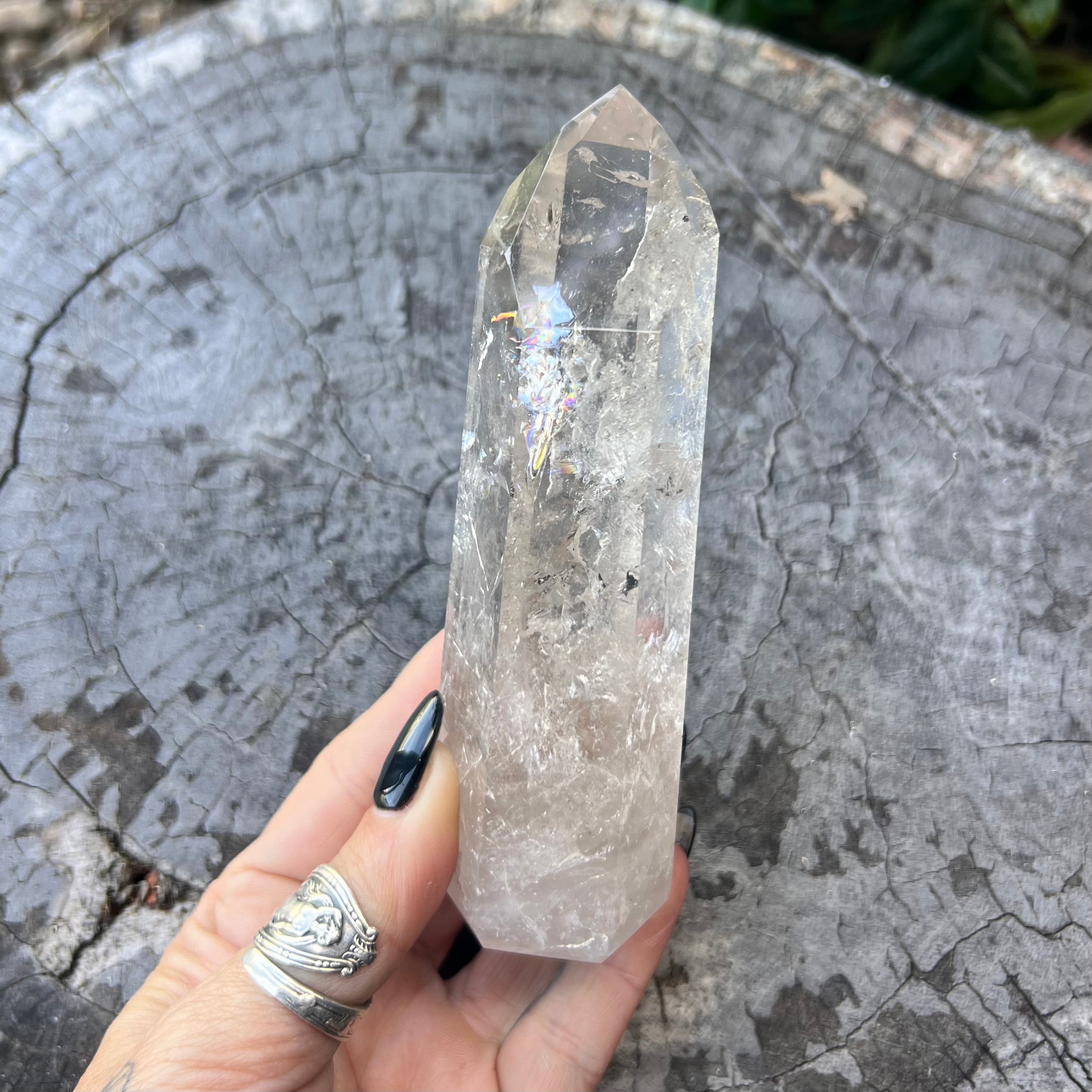 Smoky Quartz A Grade Generator Tower