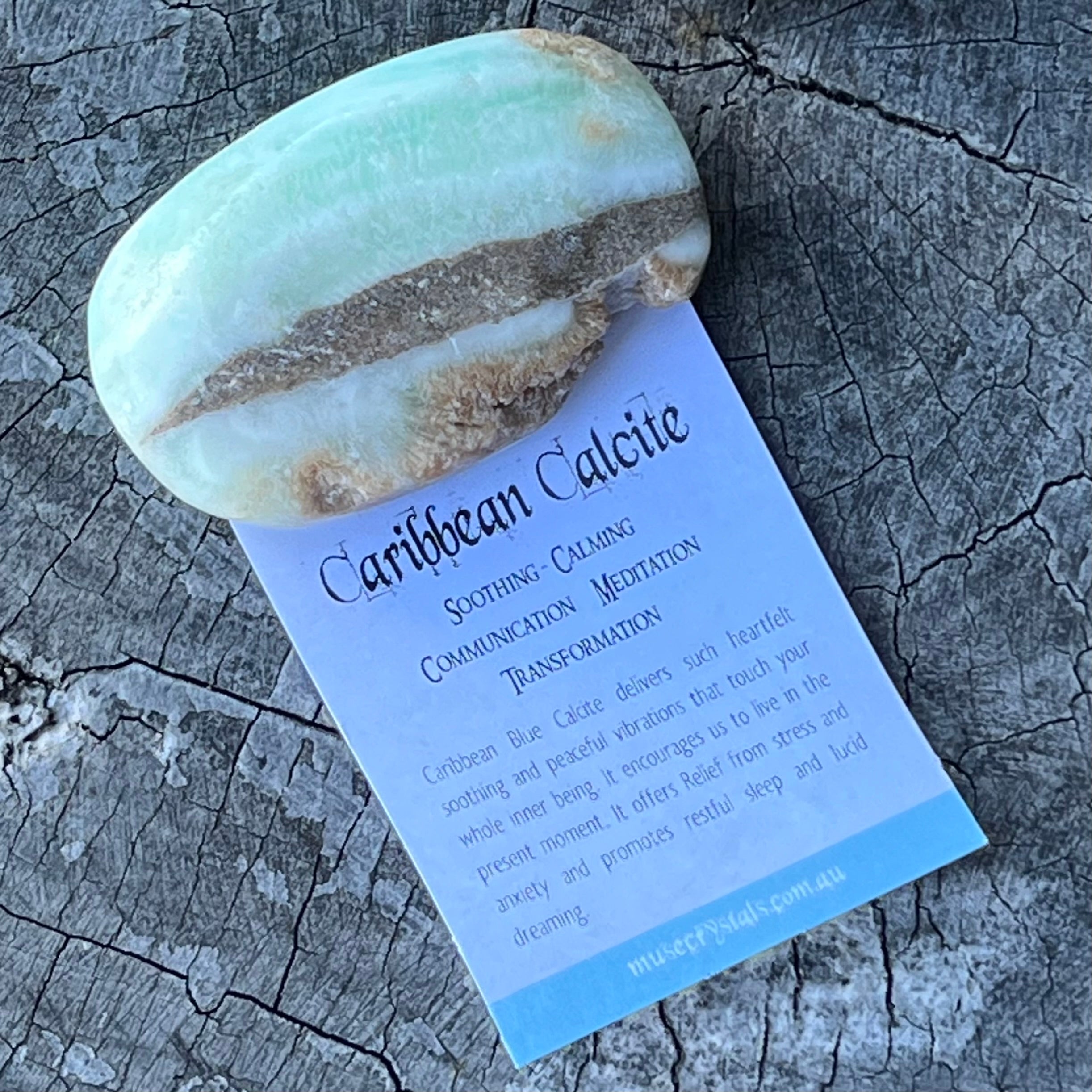 Caribbean Calcite ~ Specialty Boxed Crystal