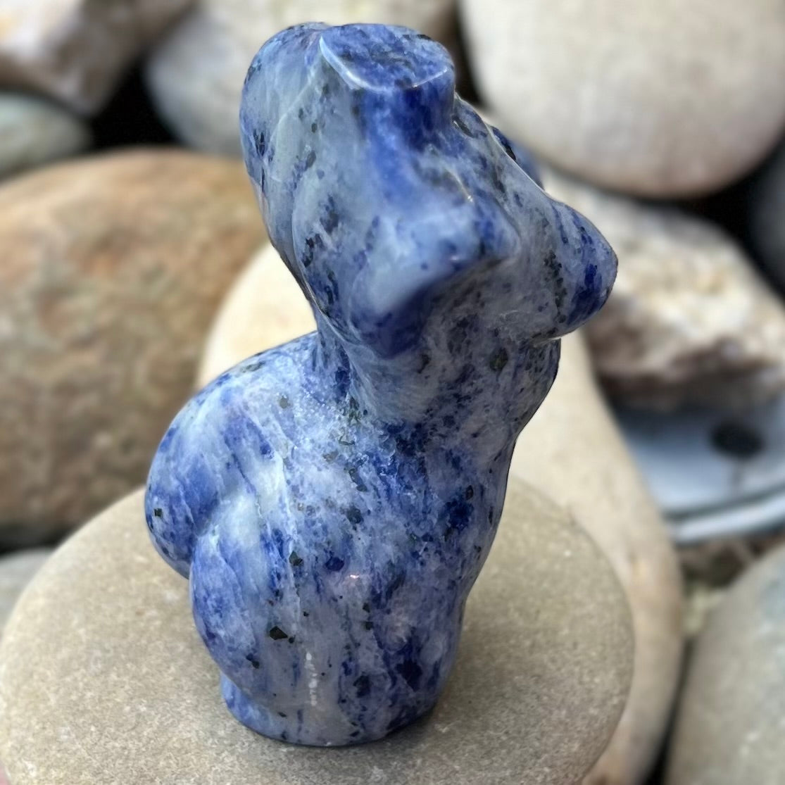 Sodalite Woman Lady Body Carving ~ 2