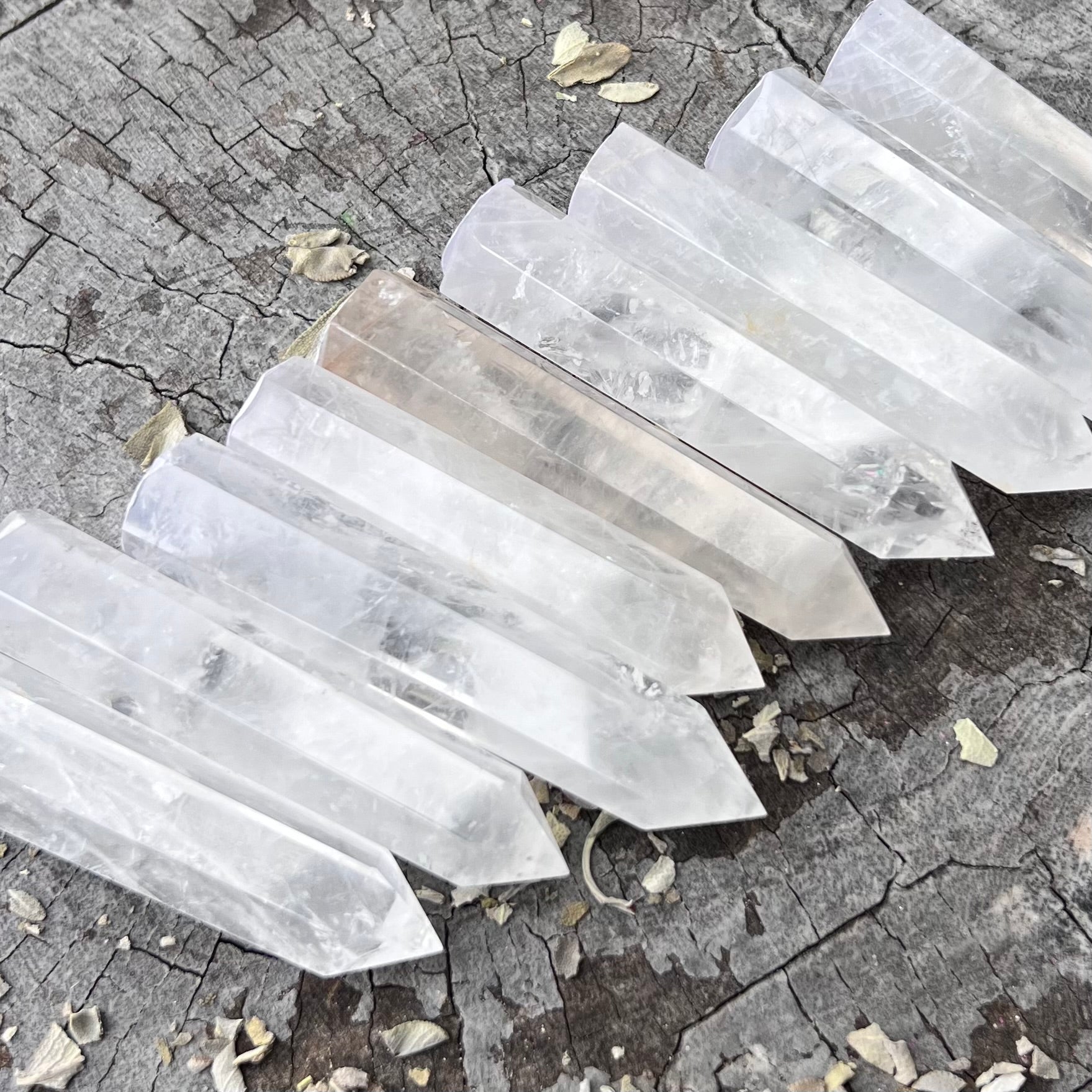 Clear Quartz Generator Tower