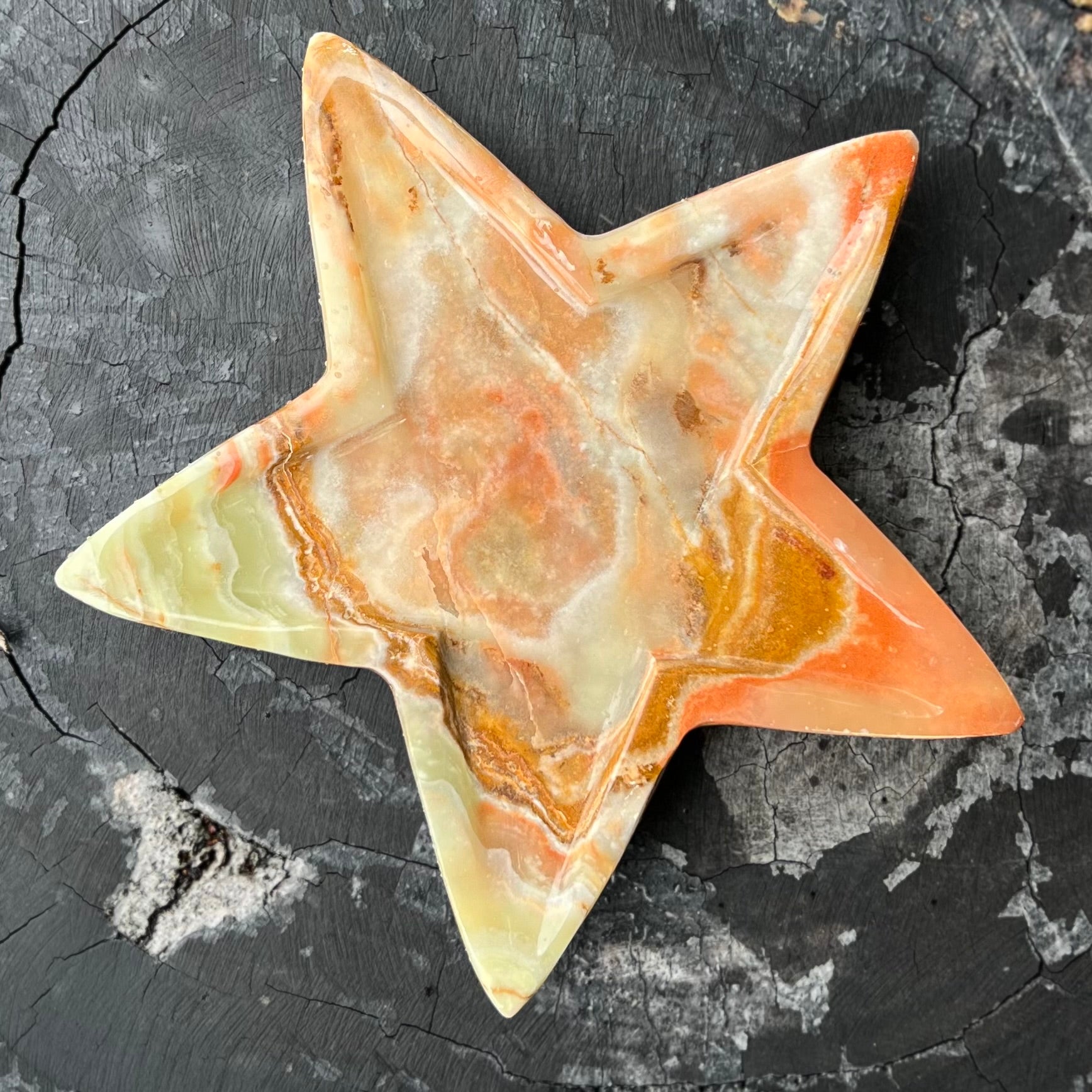 Afghanistan Jade Star Carving