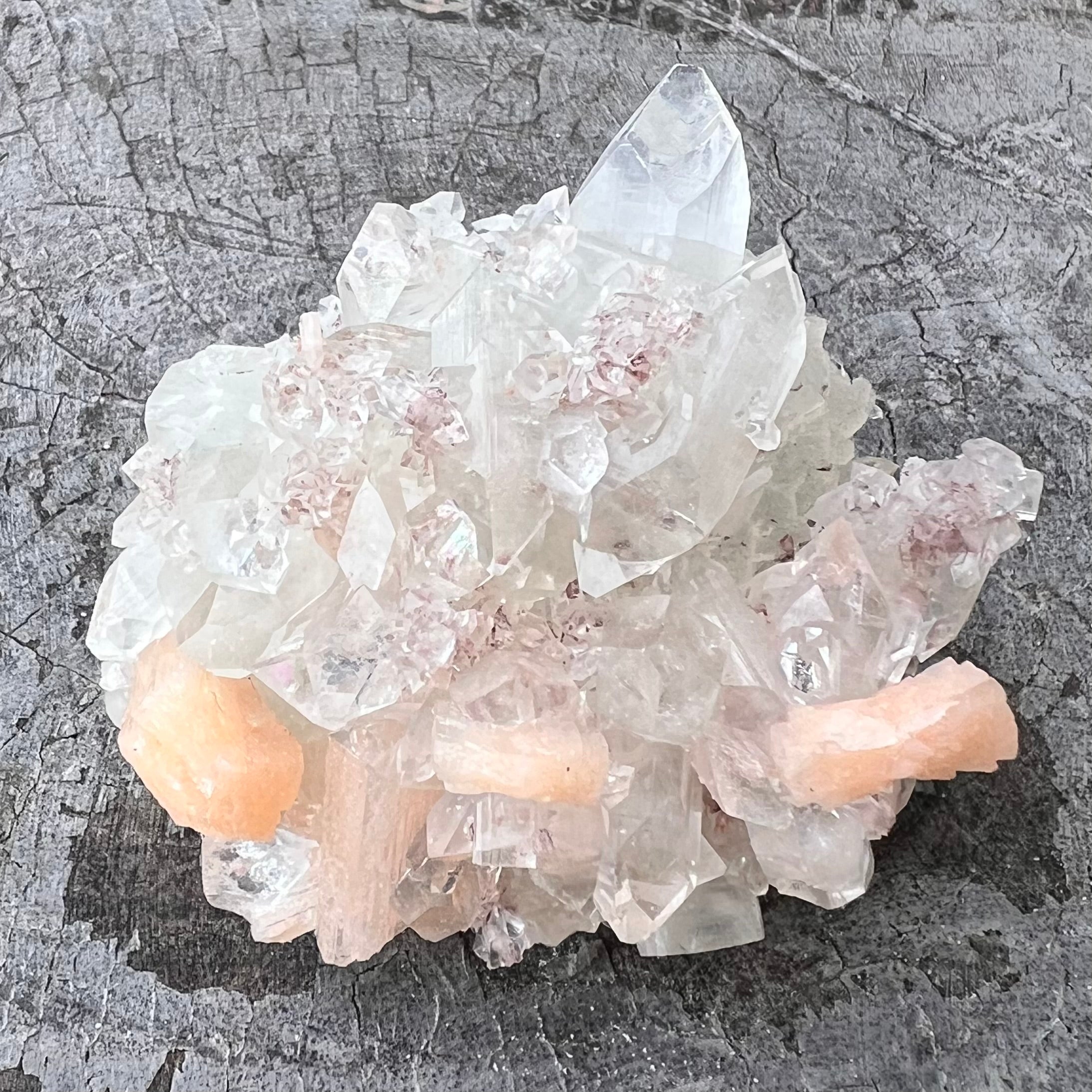 Natural Apophyllite Cluster