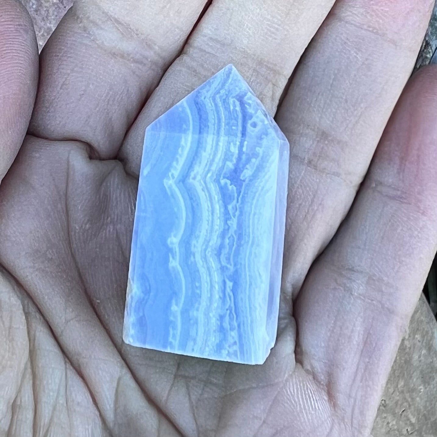 Blue Lace Agate ~ Specialty Boxed Crystal (8)
