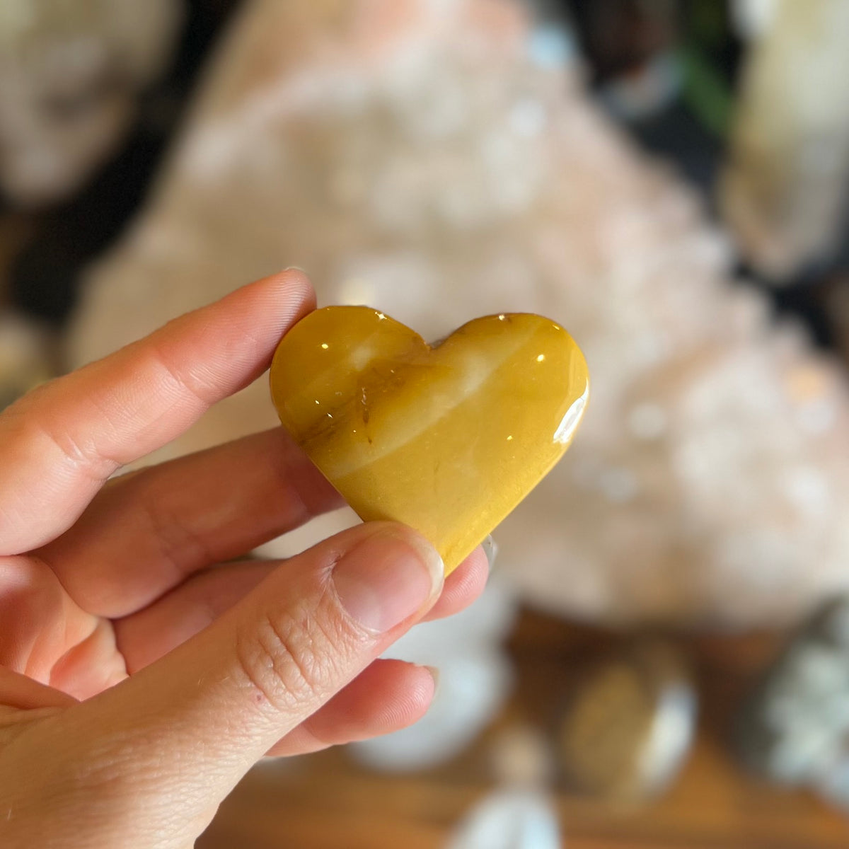 Mookaite Heart Carving ~ Grounding and Confidence